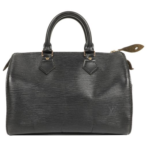 Speedy leather handbag