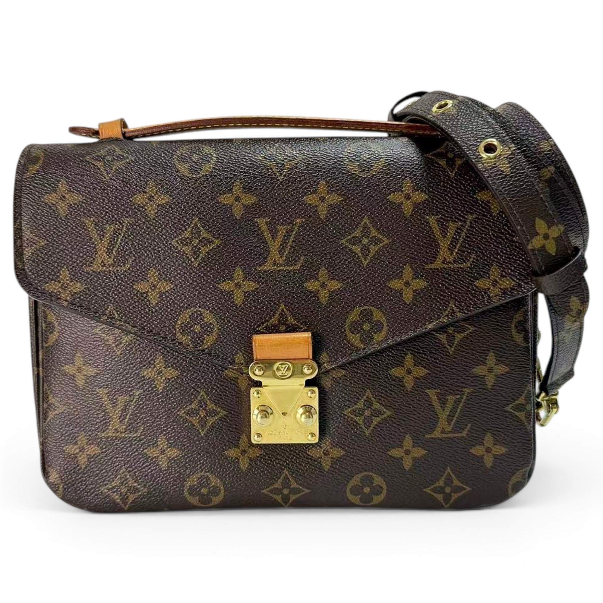 Metis leather handbag