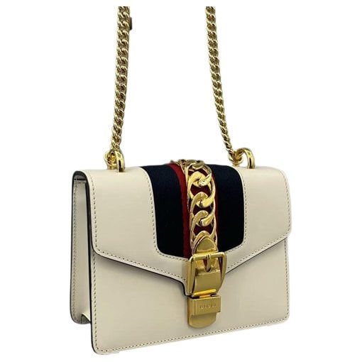Sylvie Flap Chain leather crossbody bag