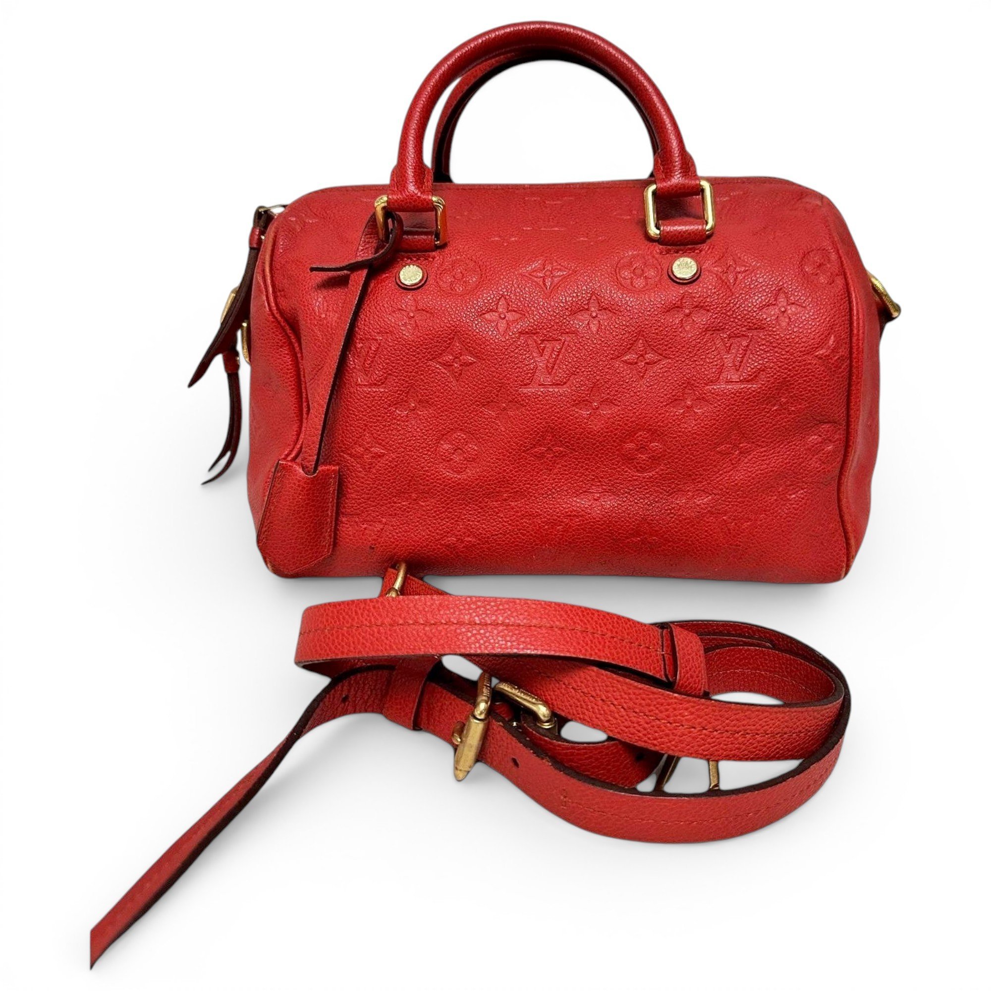 Speedy leather handbag