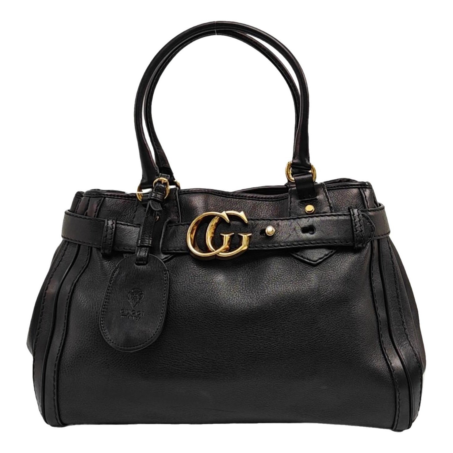 GG Running leather handbag