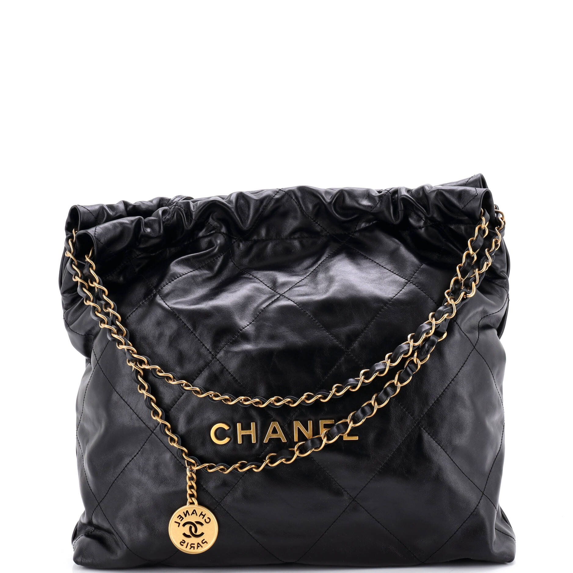 22 Chain Hobo Quilted Calfskin Medium
