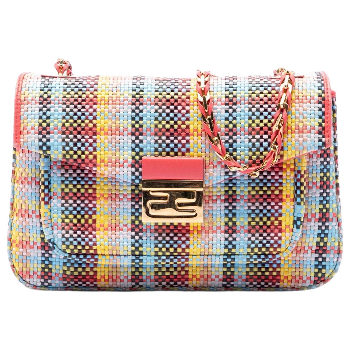 Baguette leather crossbody bag