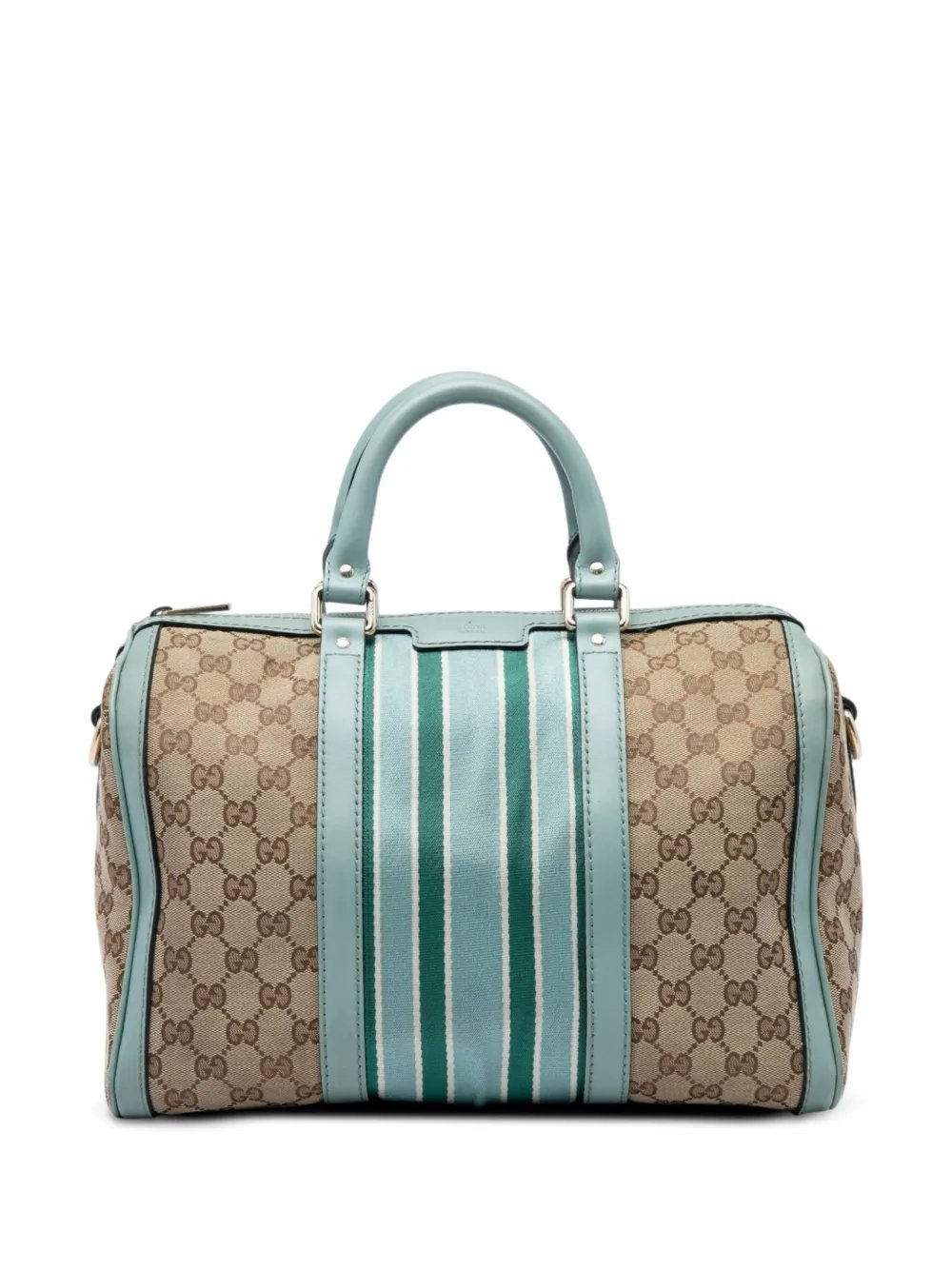 2000-2015 Medium GG Canvas Web Joy Boston Bag satchel