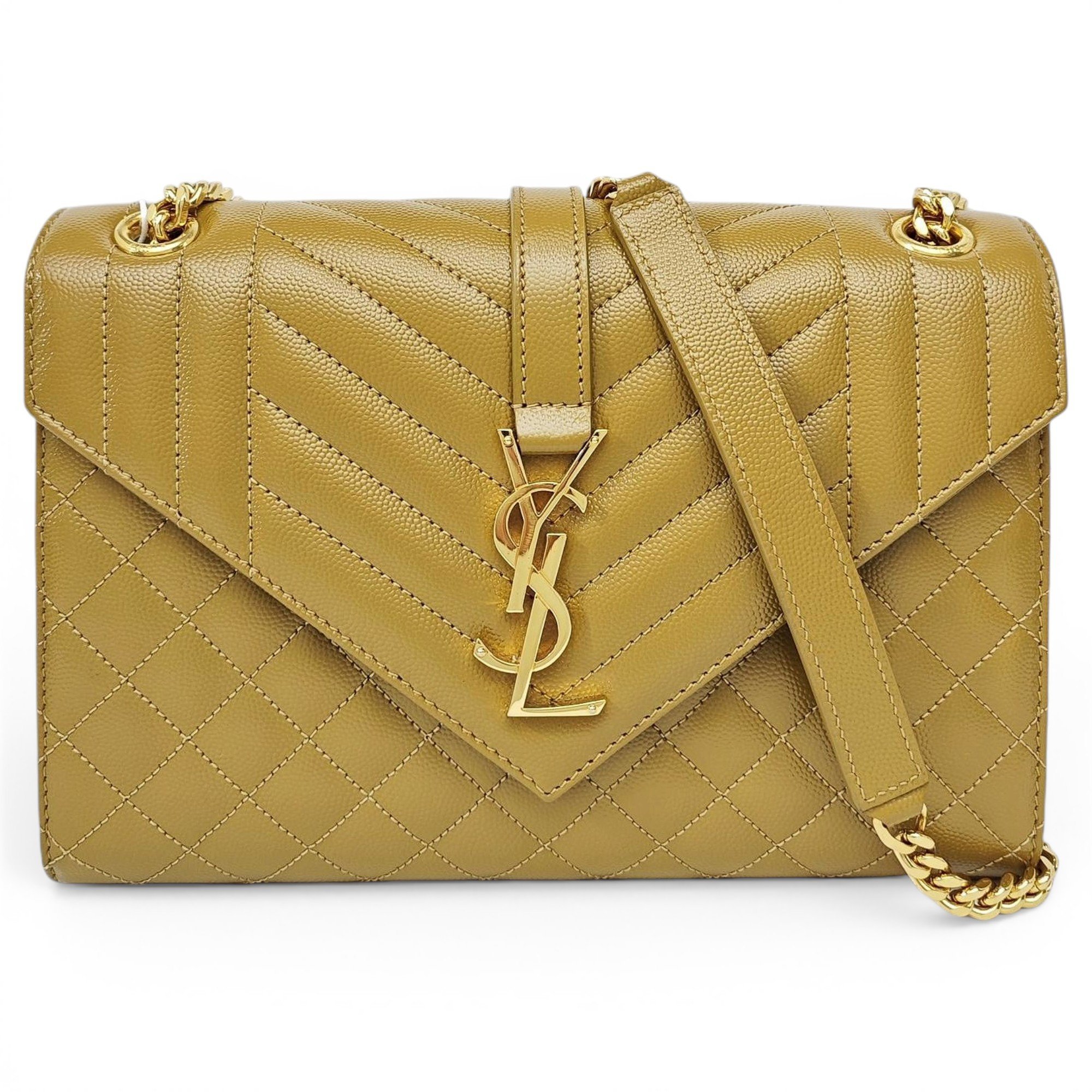 Envelope leather crossbody bag