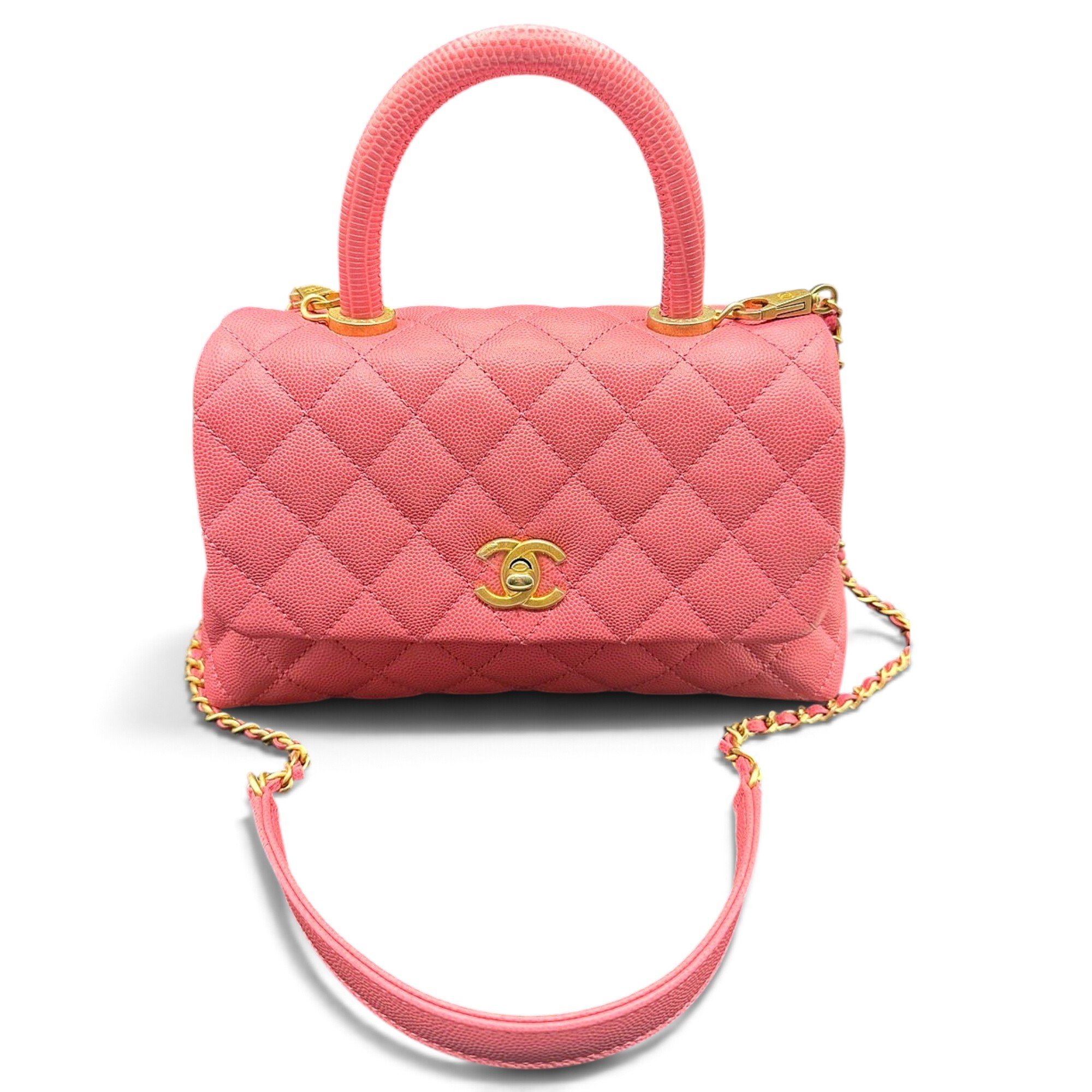 Coco Handle leather handbag