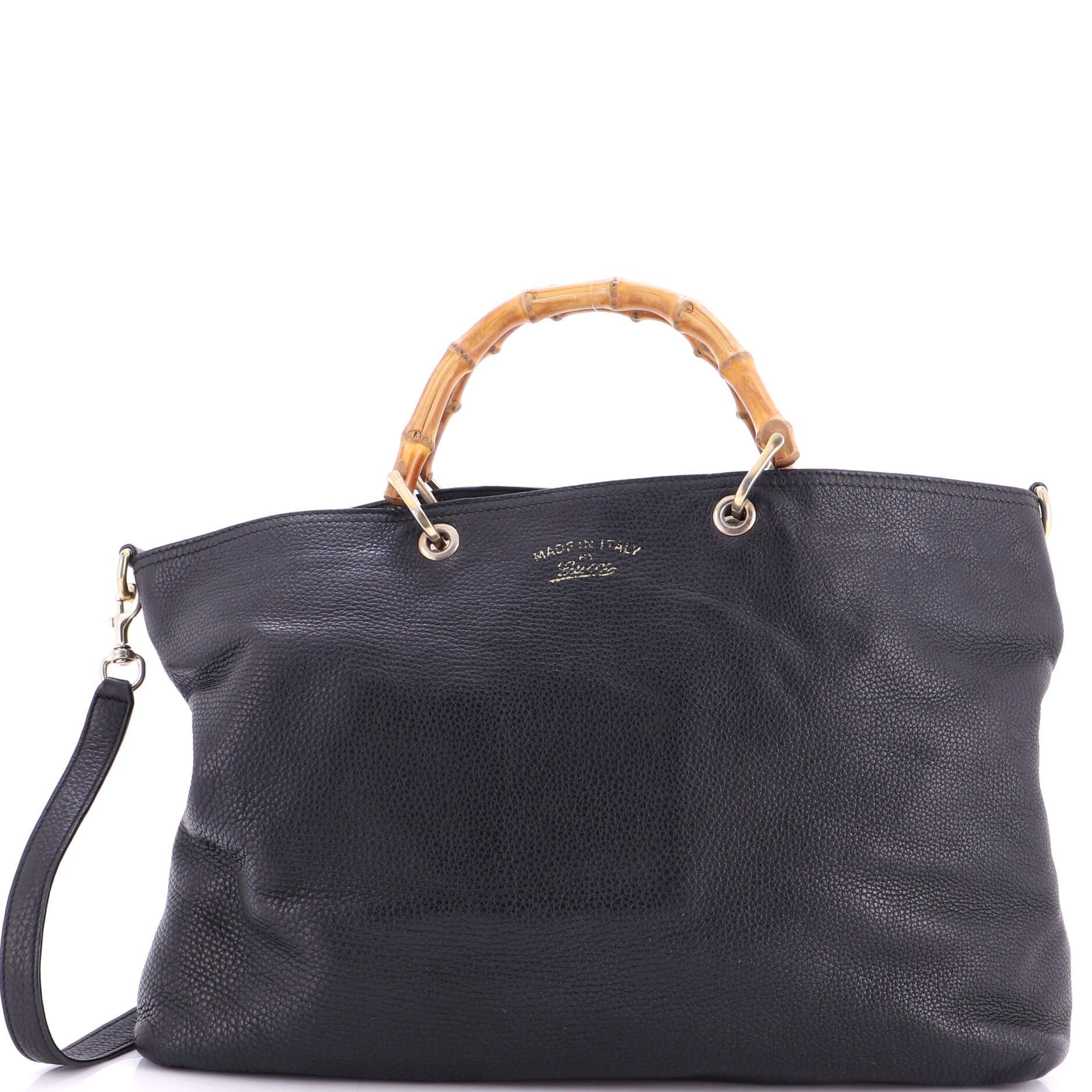 Leather tote