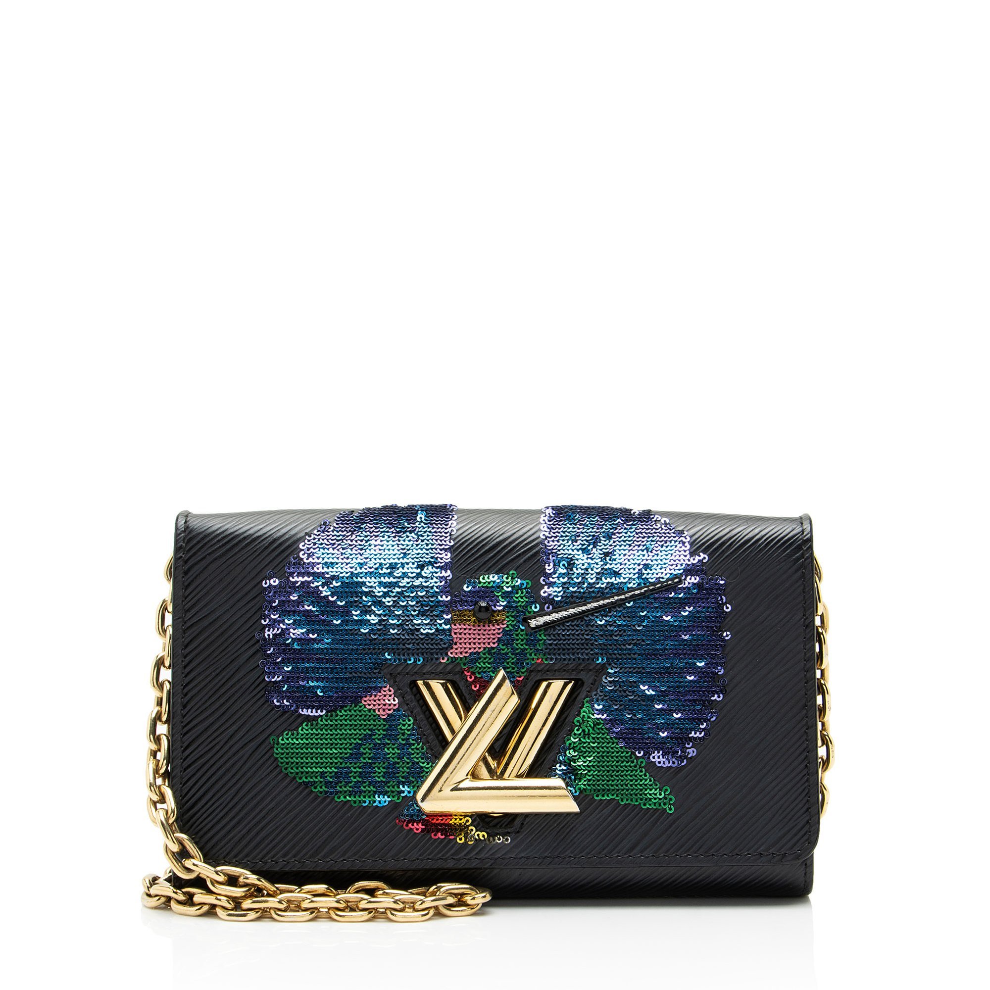 Twist leather handbag