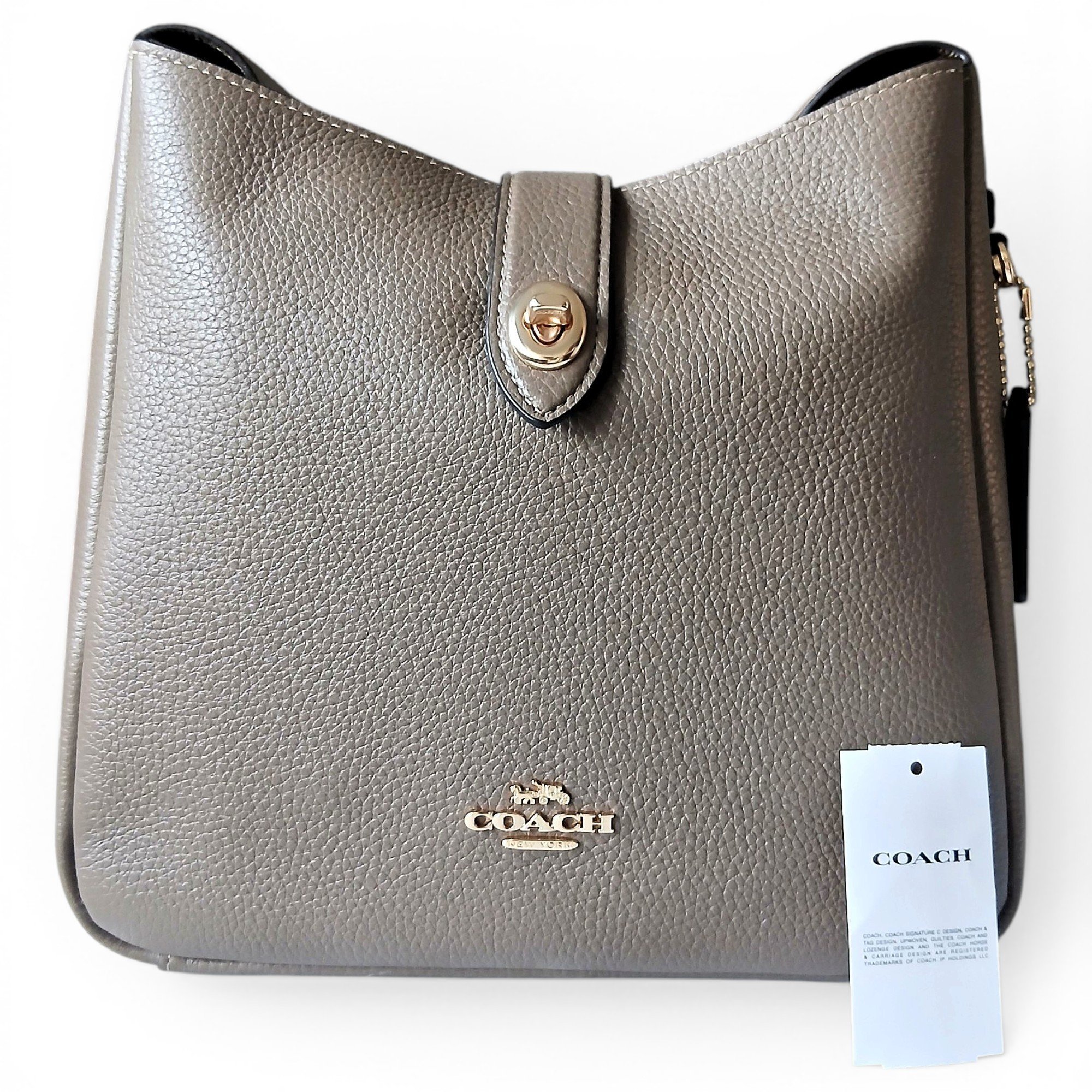 Leather handbag