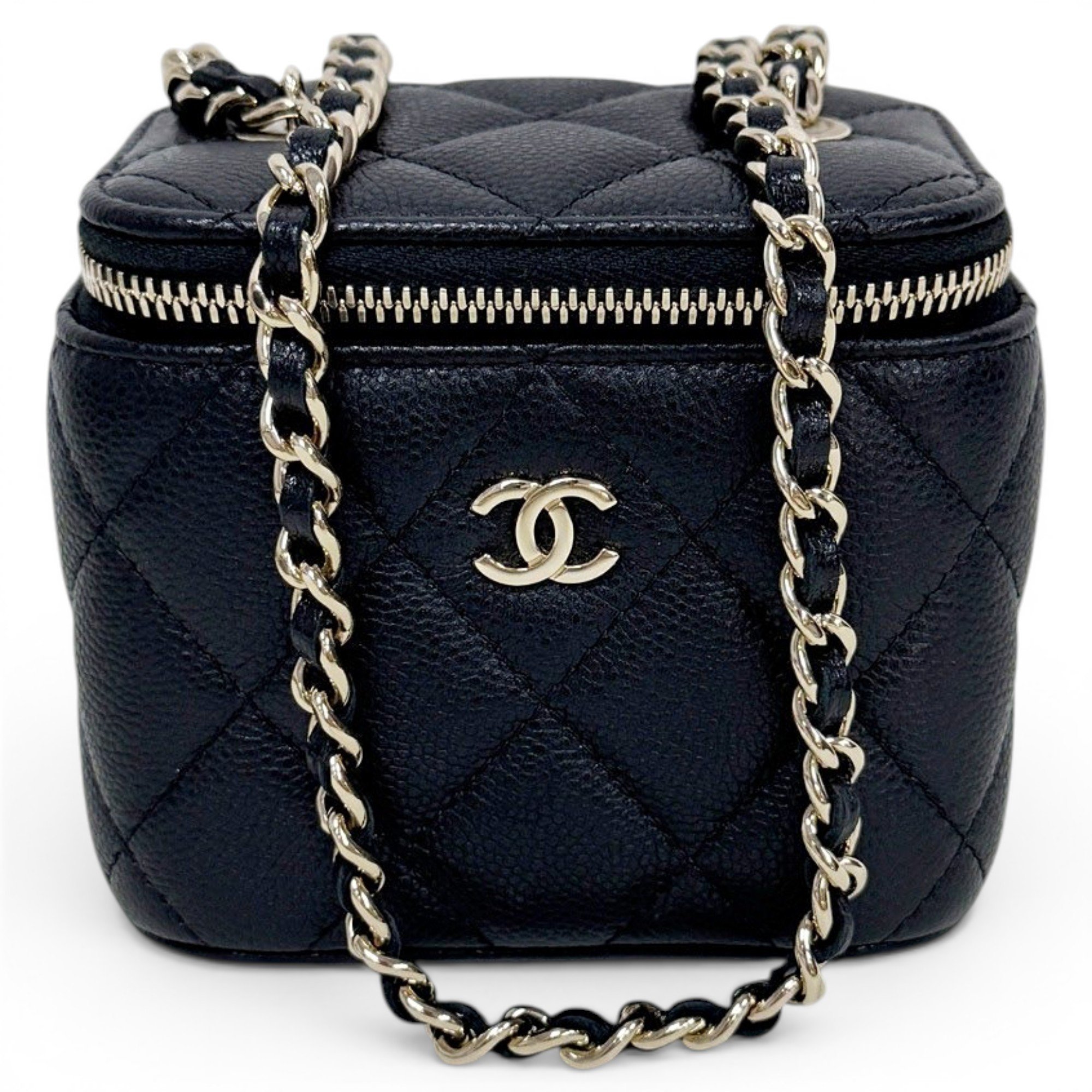 Trendy CC Vanity leather handbag