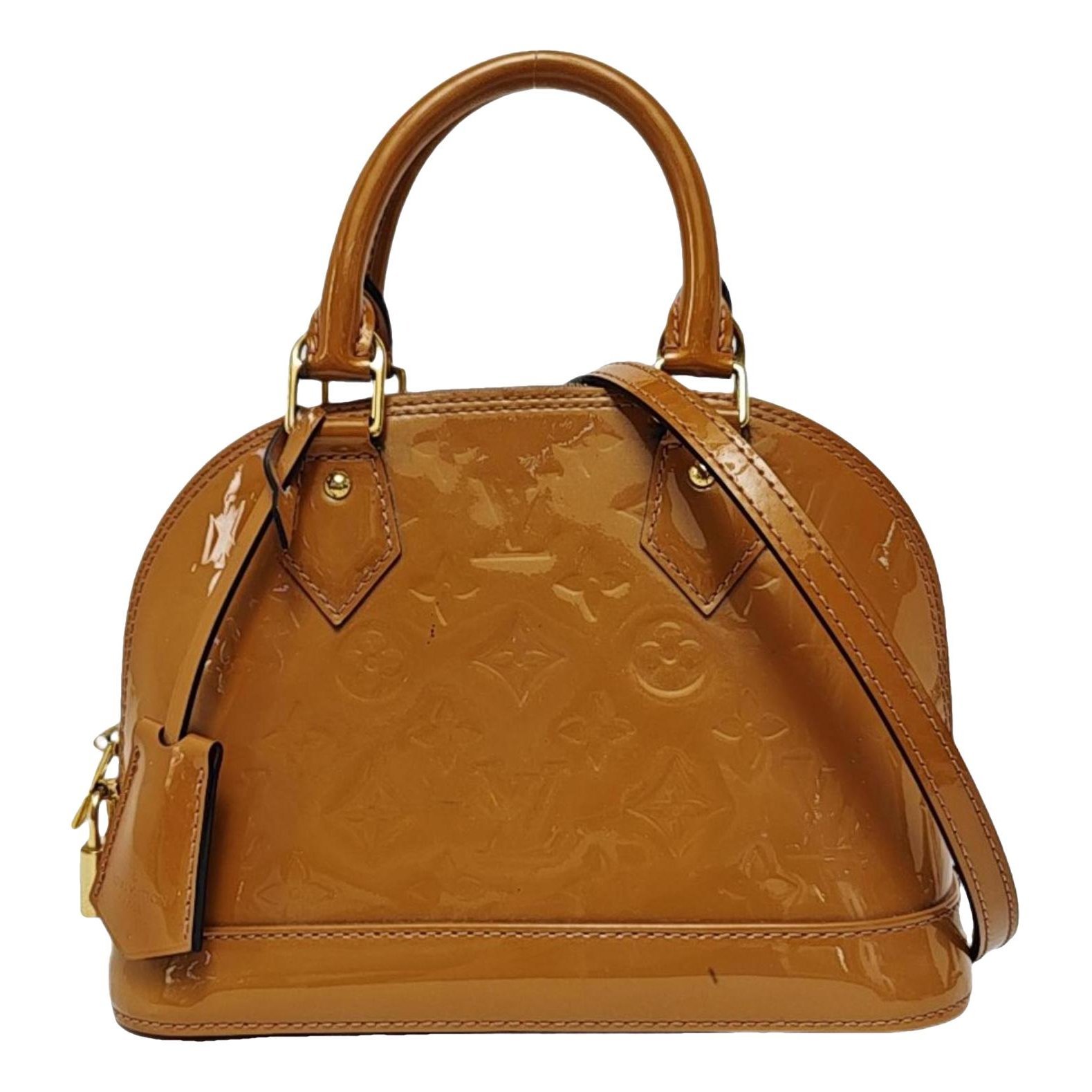 Alma BB patent leather handbag