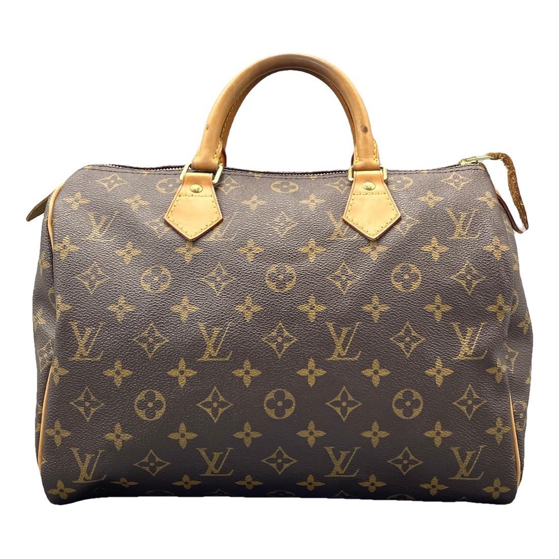 Speedy leather handbag