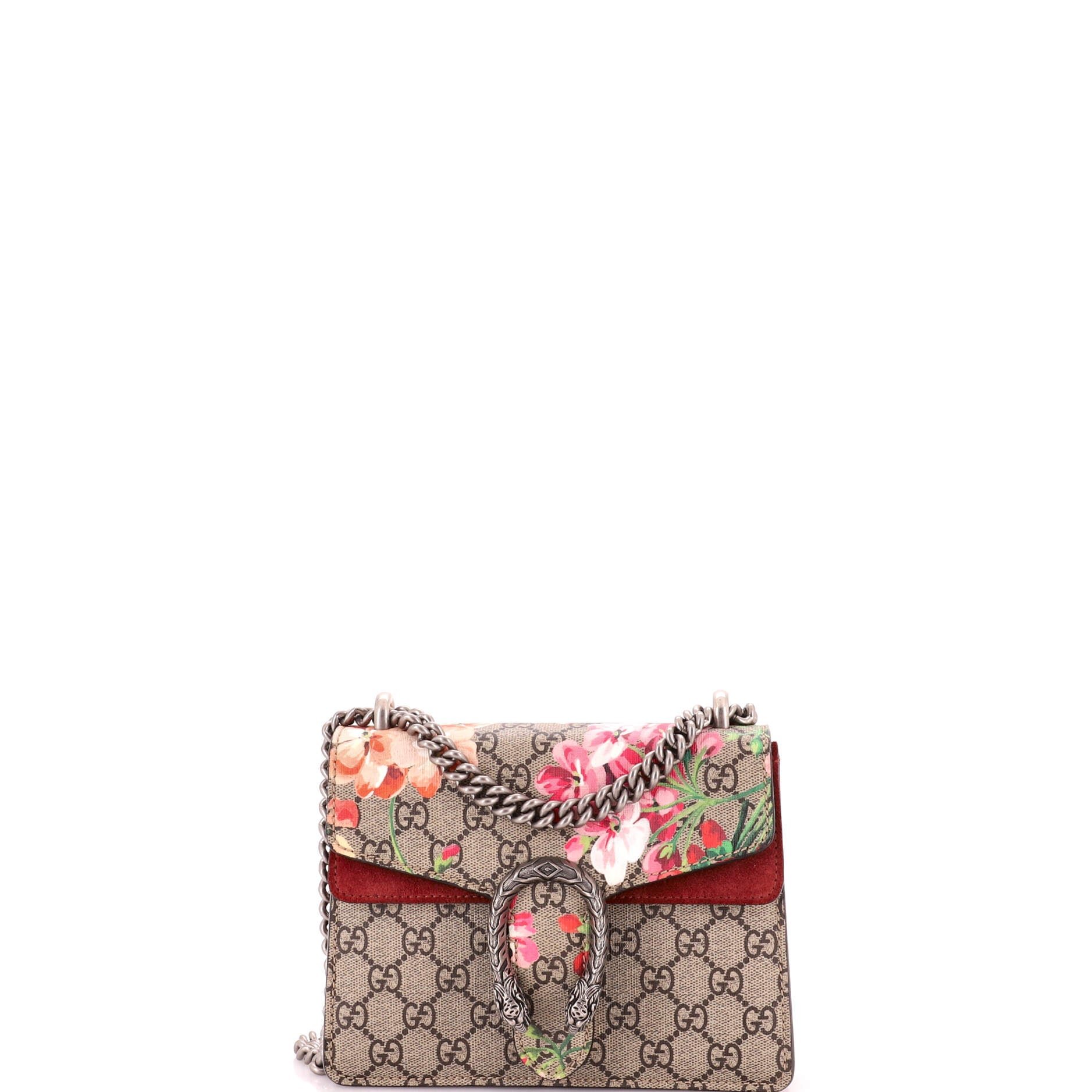 Dionysus Bag Blooms Print GG Coated Canvas Mini