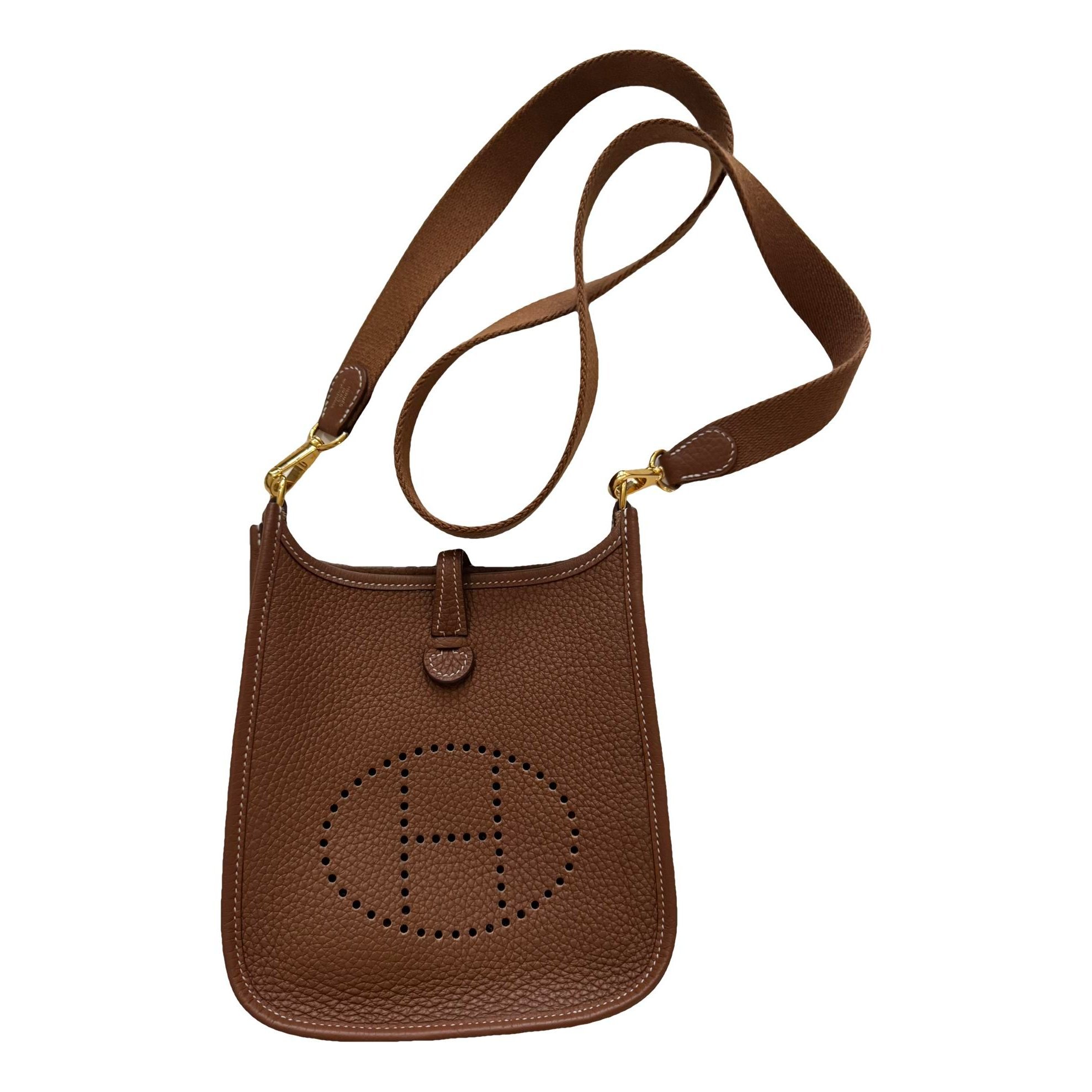 Hermes Evelyne Handbag Gold