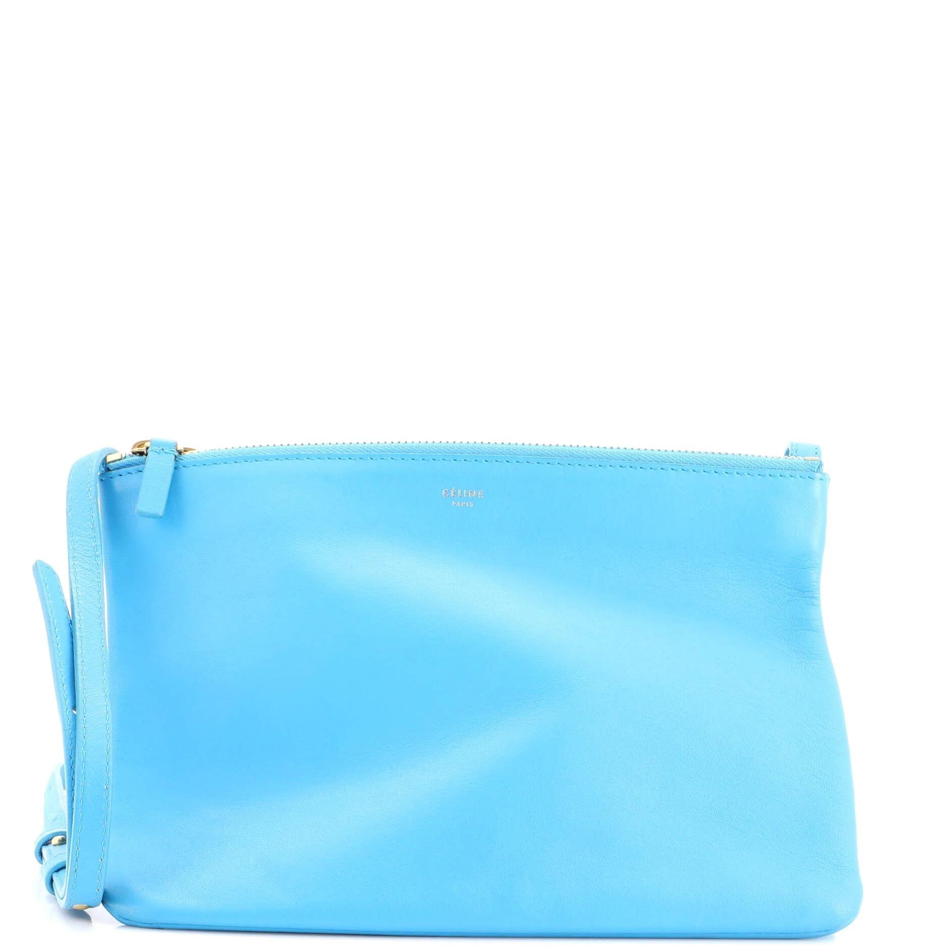 Trio leather crossbody bag