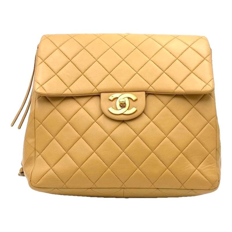 Leather backpack