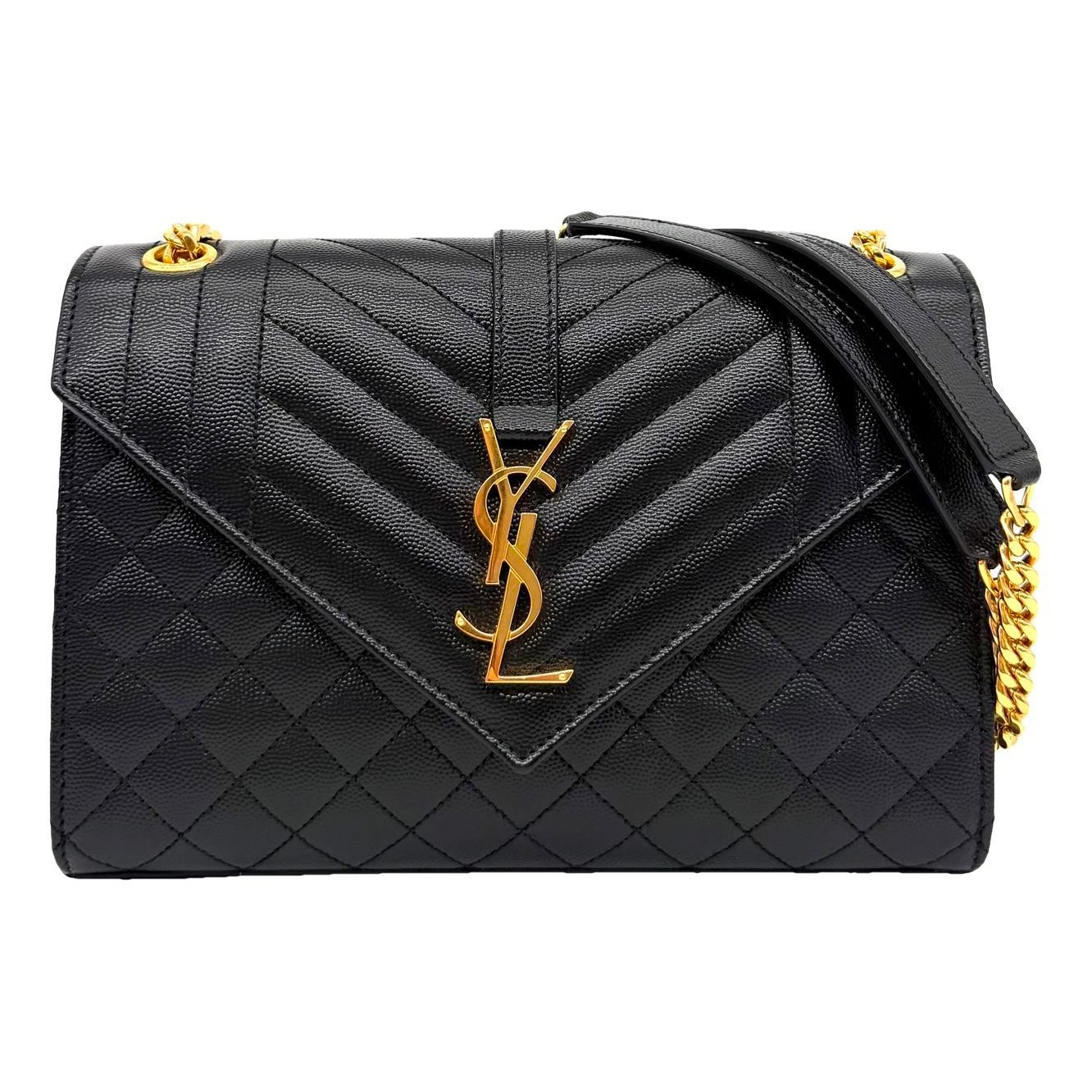 Envelope leather crossbody bag