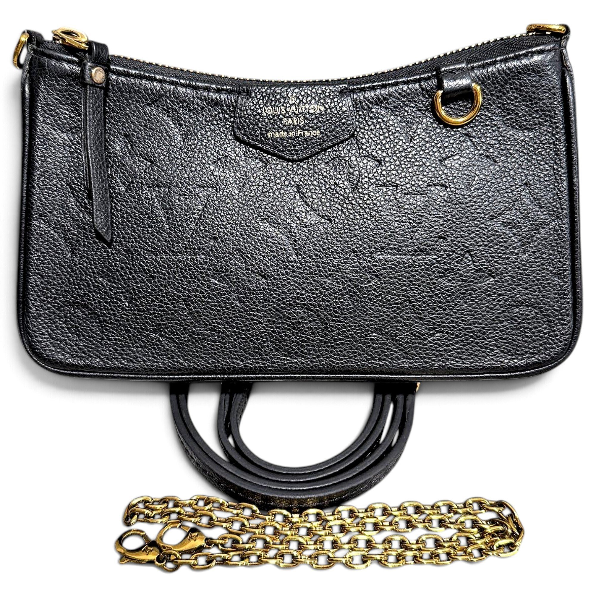 Easy Pouch On Strap leather handbag