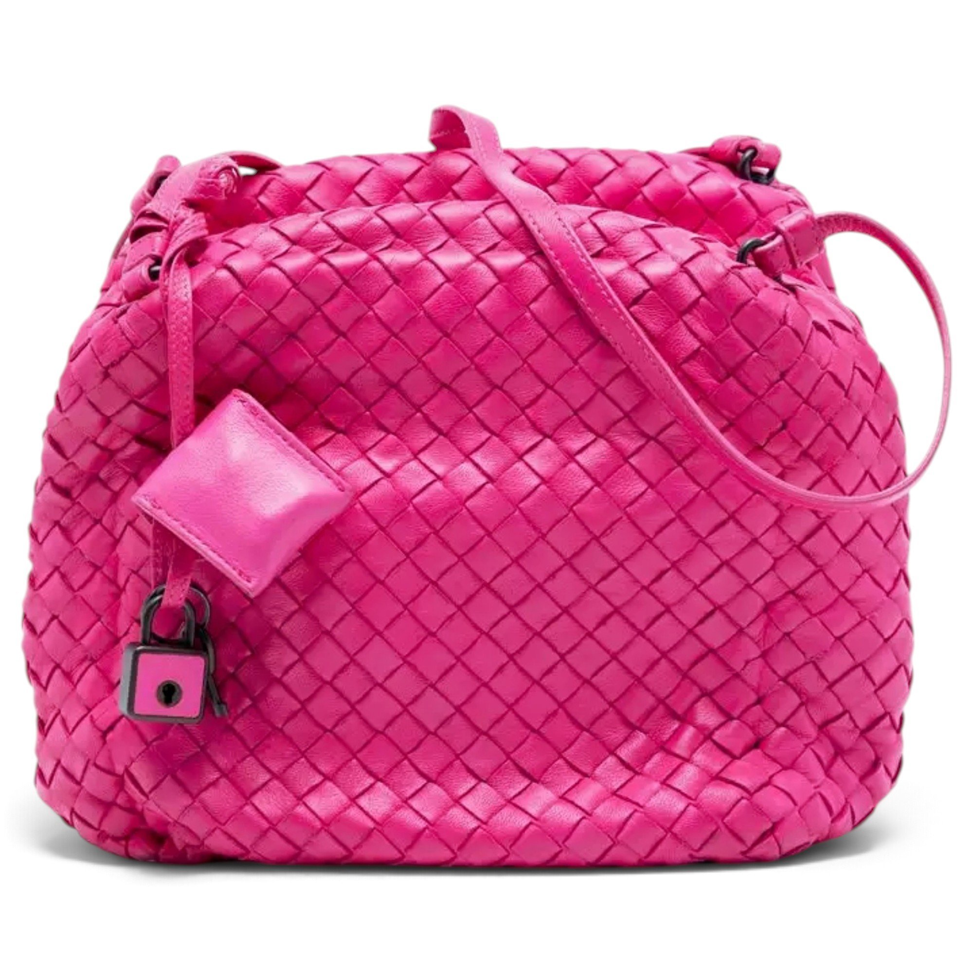 Loop leather handbag