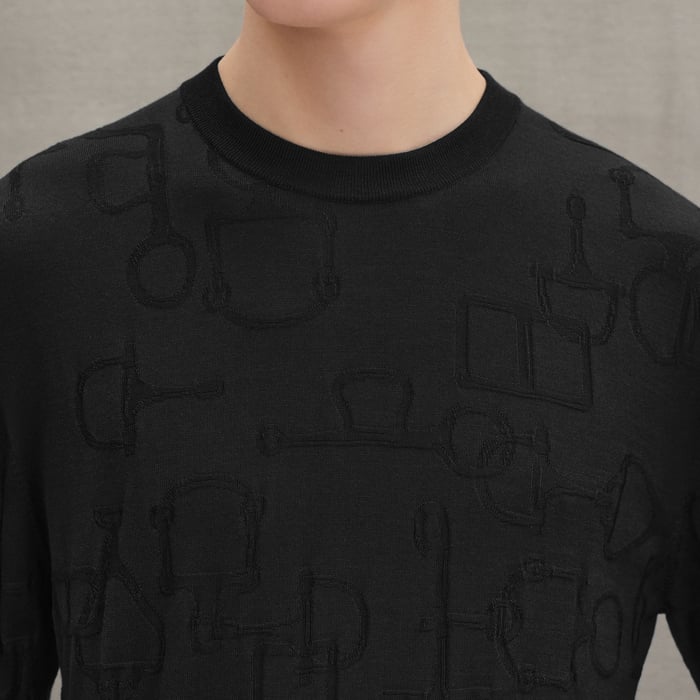 Noir "Meli-mors Integral" Crewneck Sweater