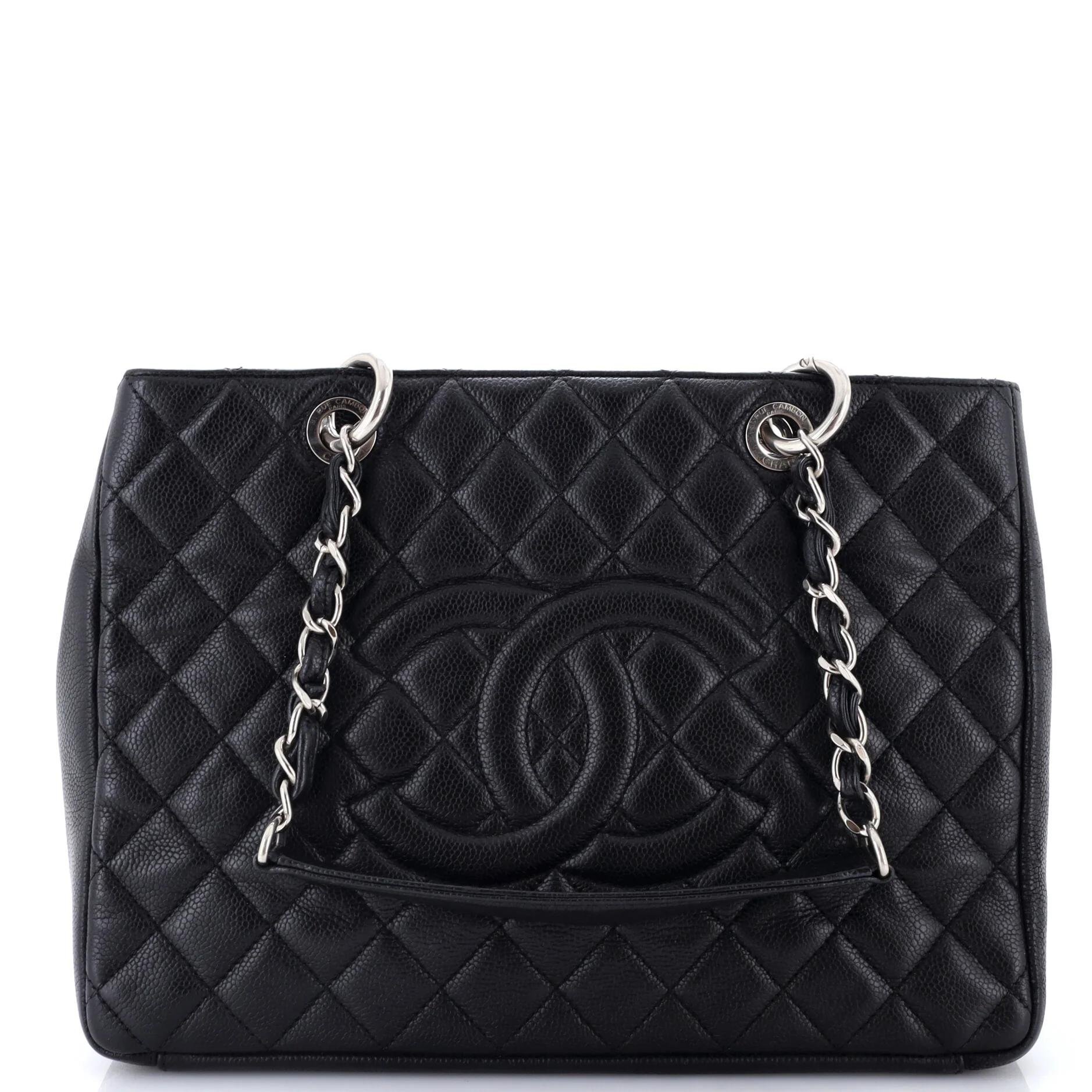 Classic CC Shopping leather tote