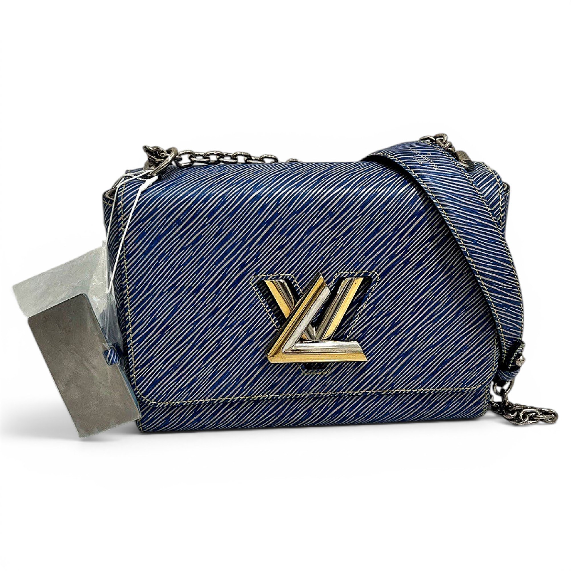 Twist leather crossbody bag
