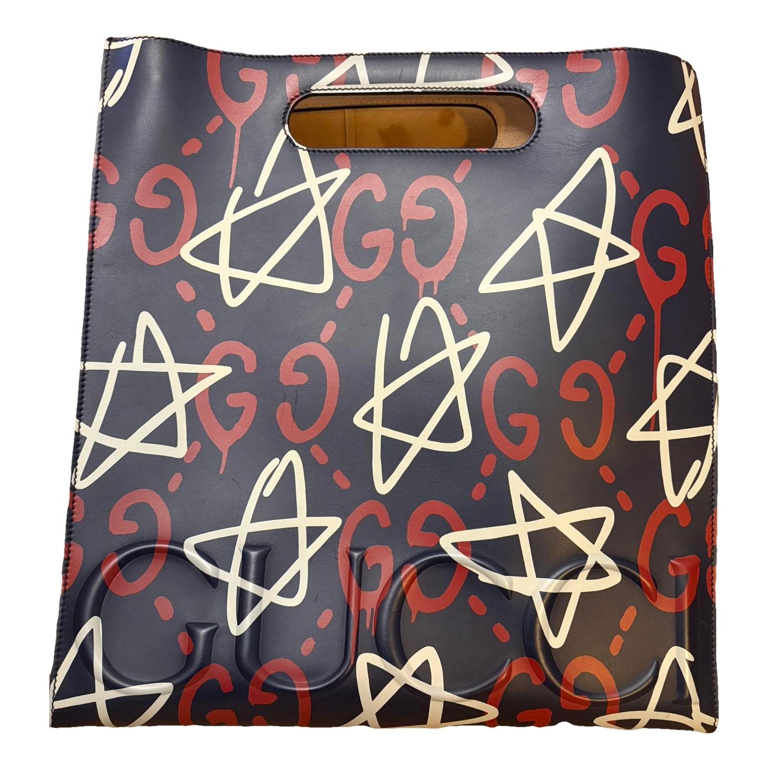 Leather tote
