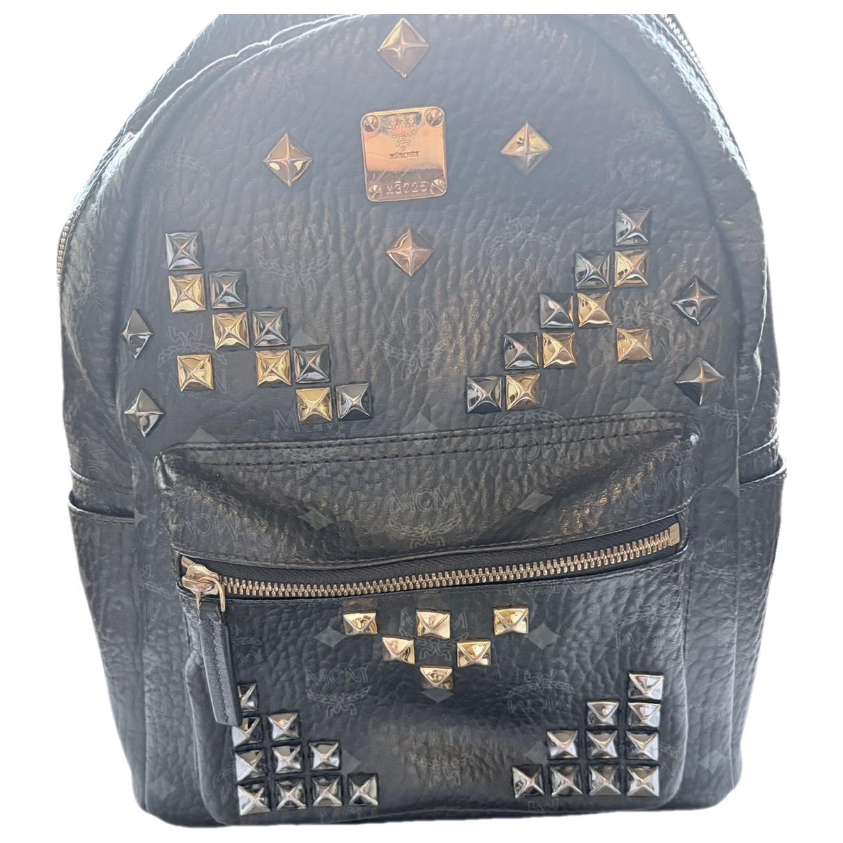 Leather backpack