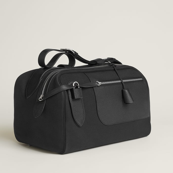 Noir Long Courrier Bag