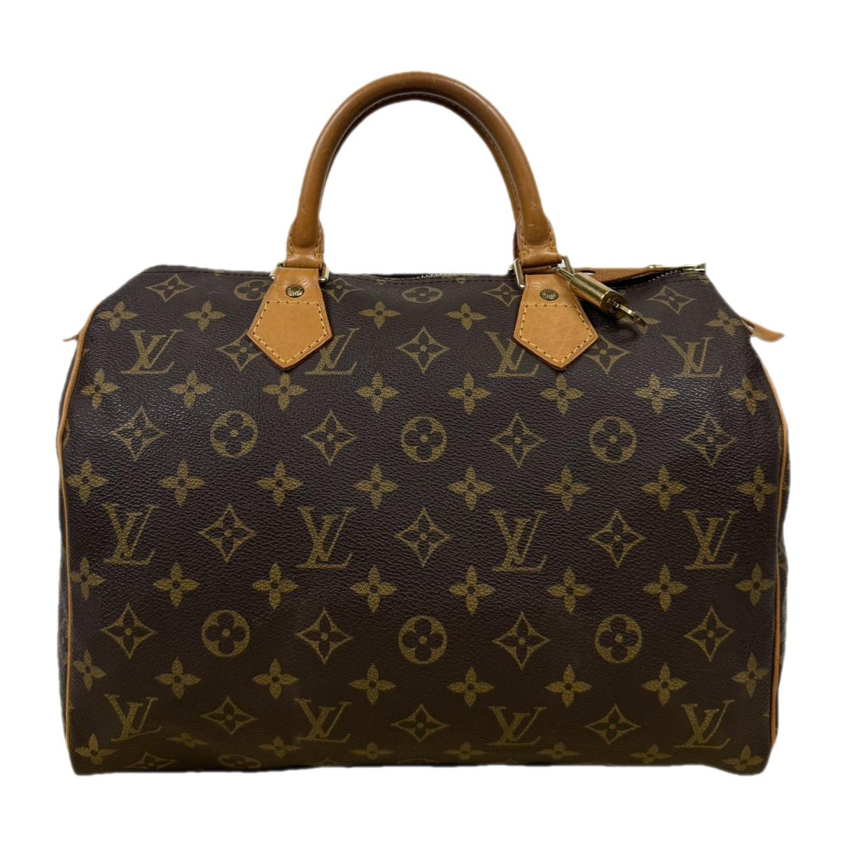 Speedy leather handbag