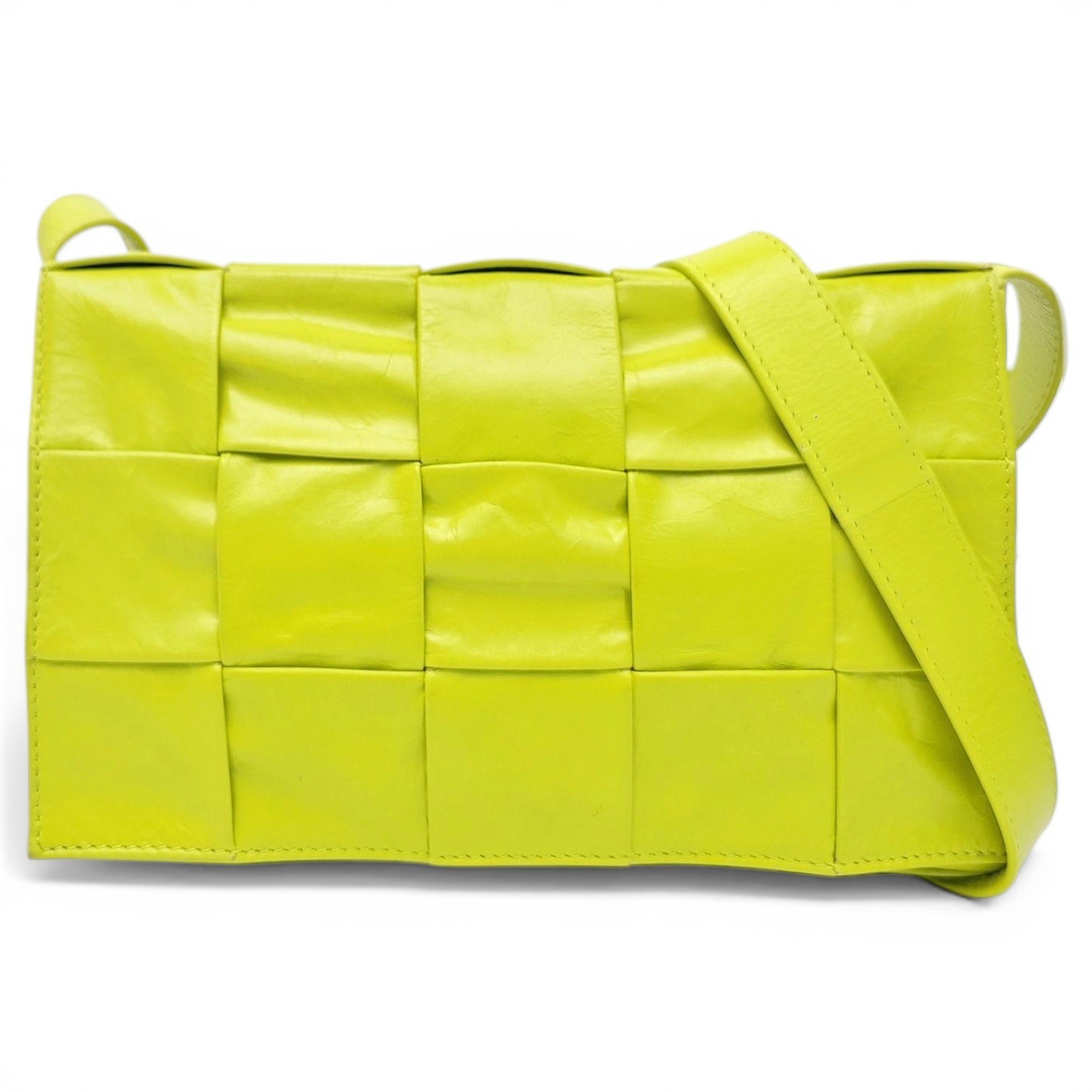 Cassette leather crossbody bag