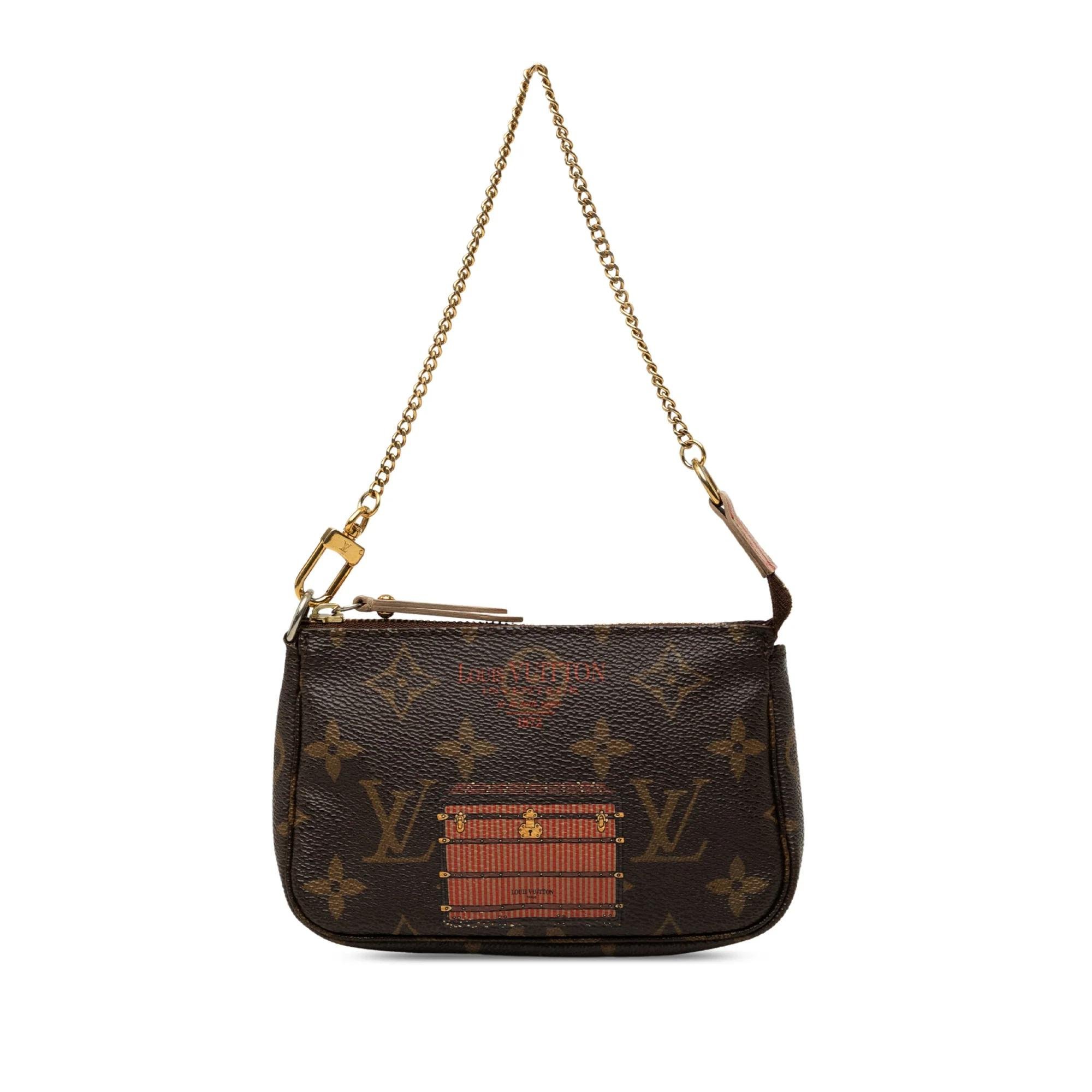 Pochette Accessoire leather handbag