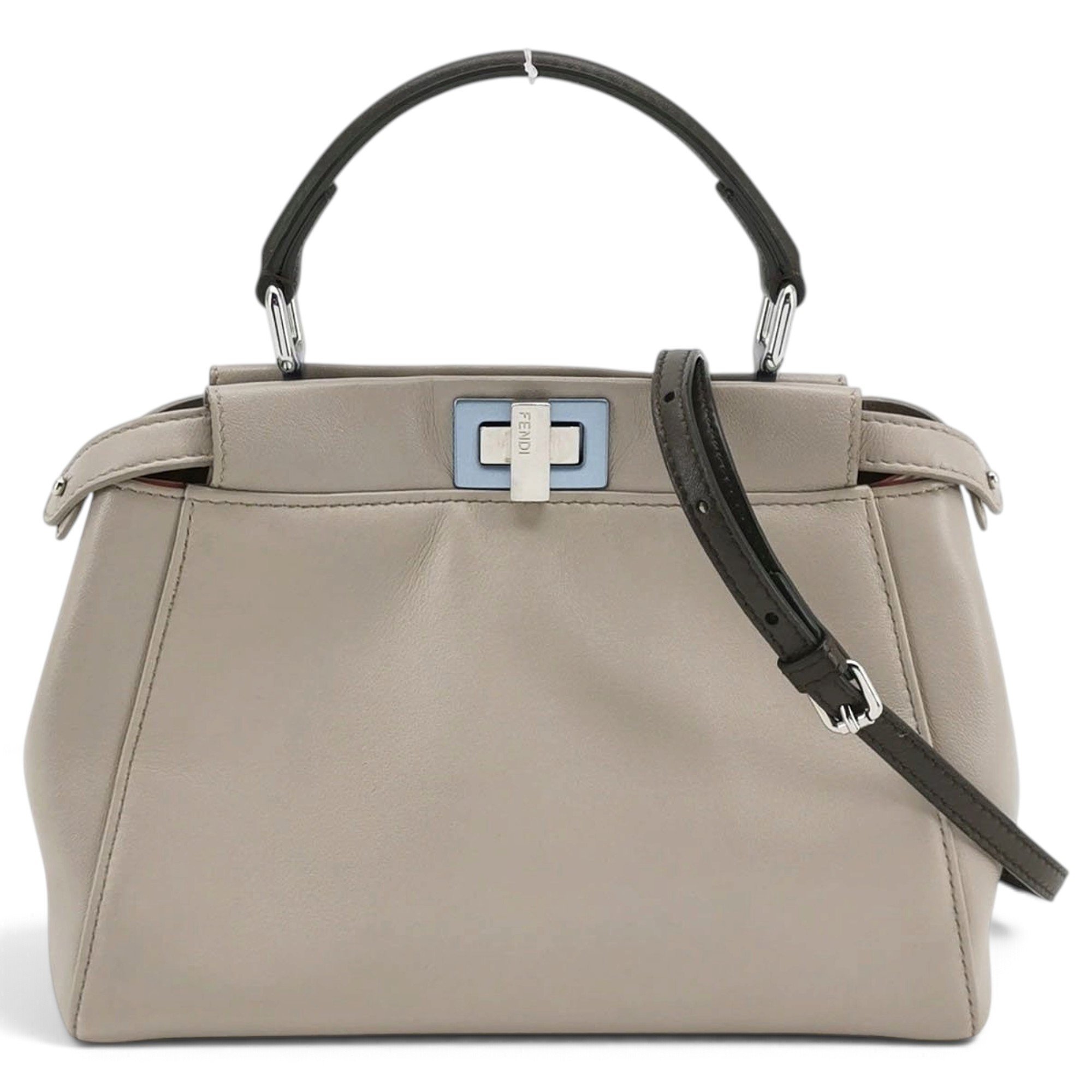 Peekaboo leather handbag
