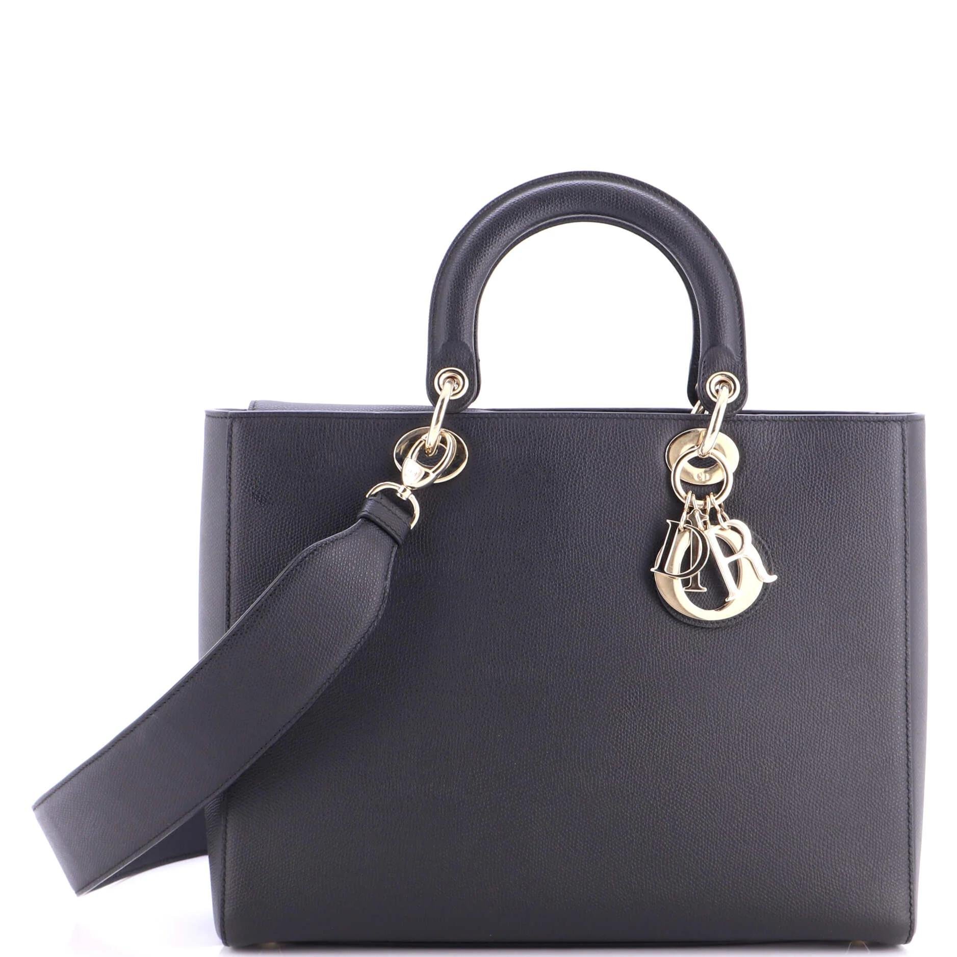 Leather tote