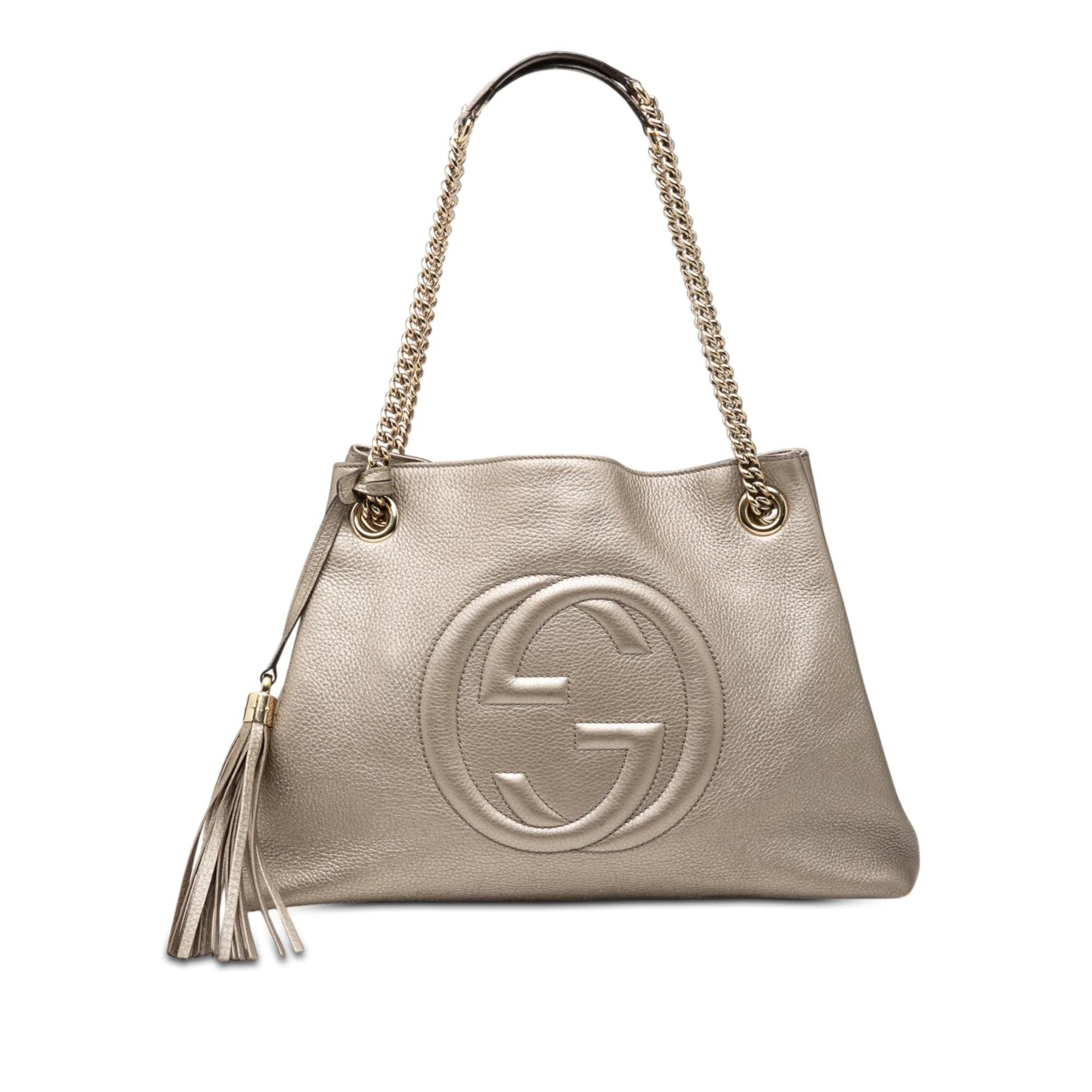 Soho Chain pony-style calfskin tote