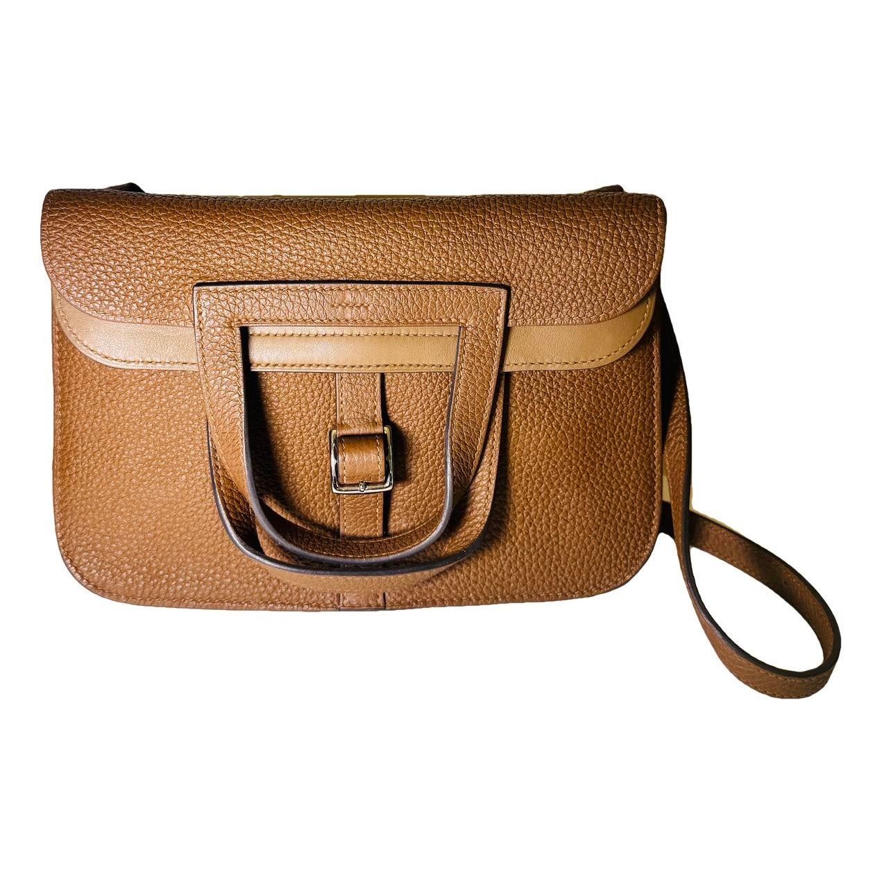 Halzan leather crossbody bag