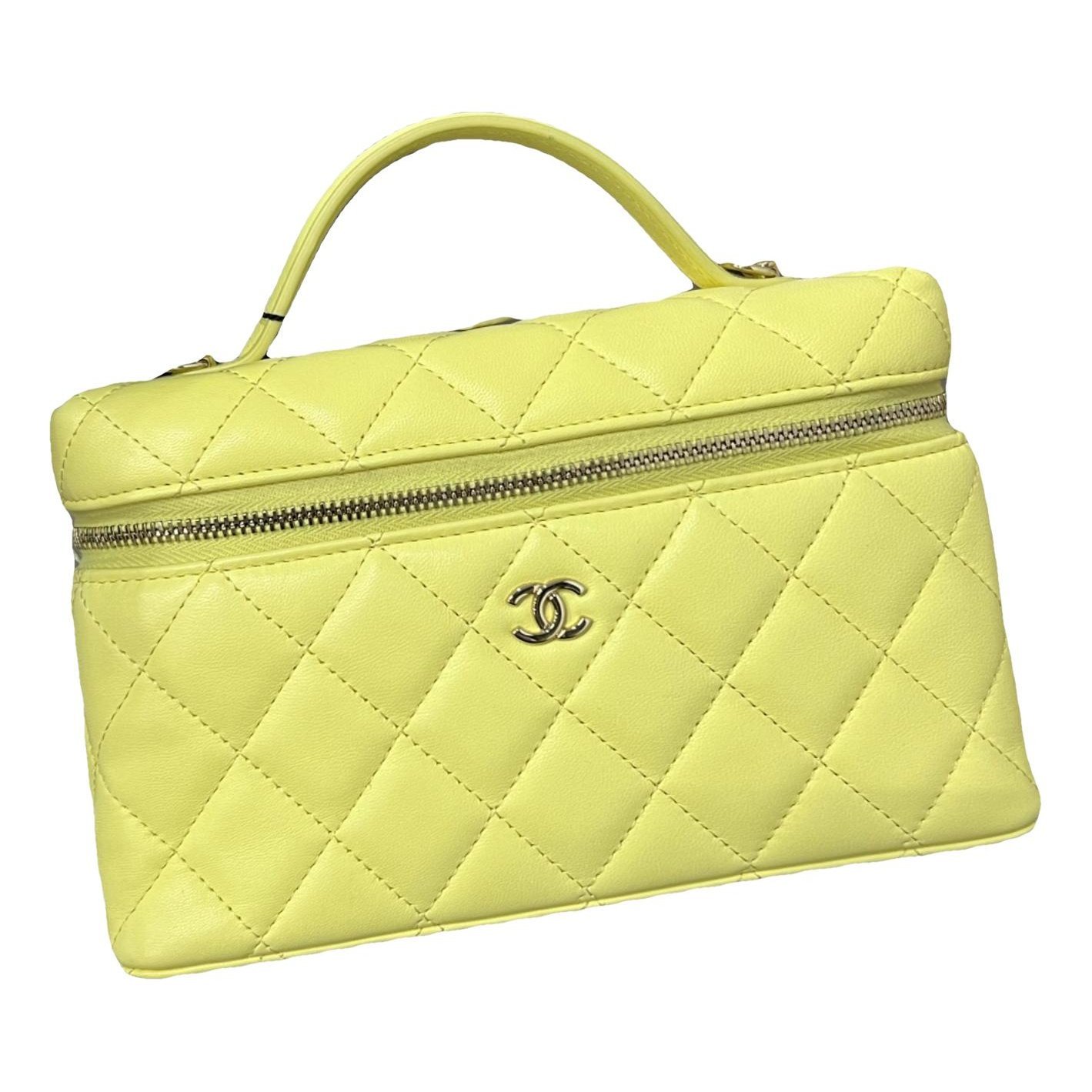 Vanity leather handbag