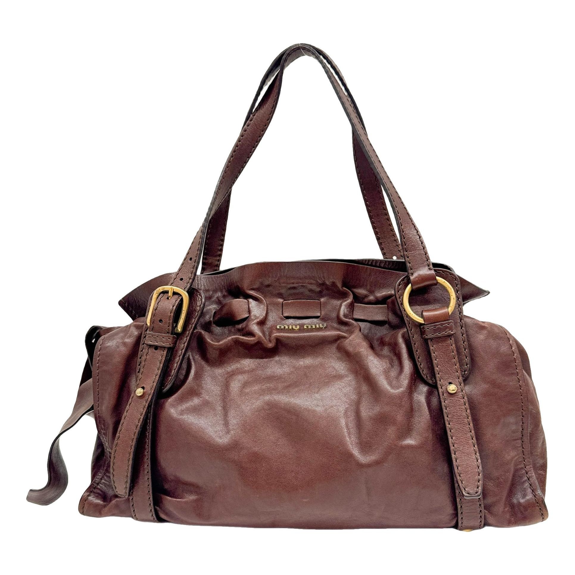 Vitello leather handbag