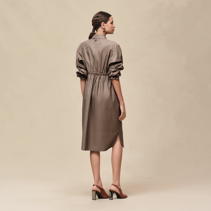 "Mosaique" Shirt Dress