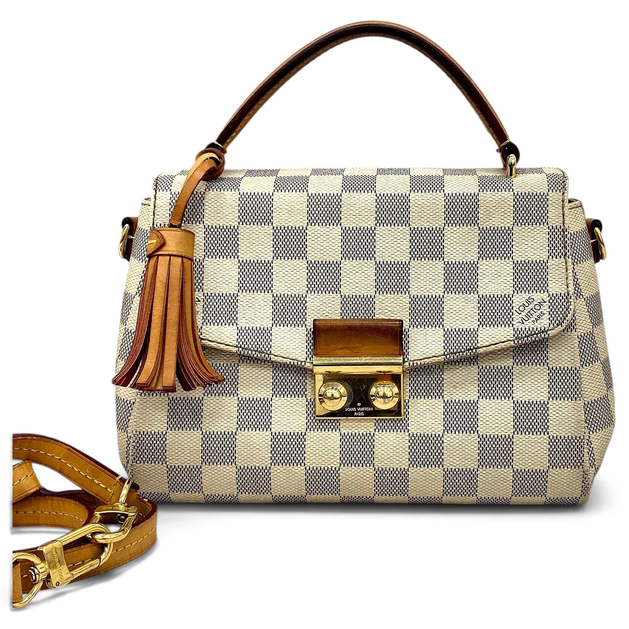 Croisette leather handbag