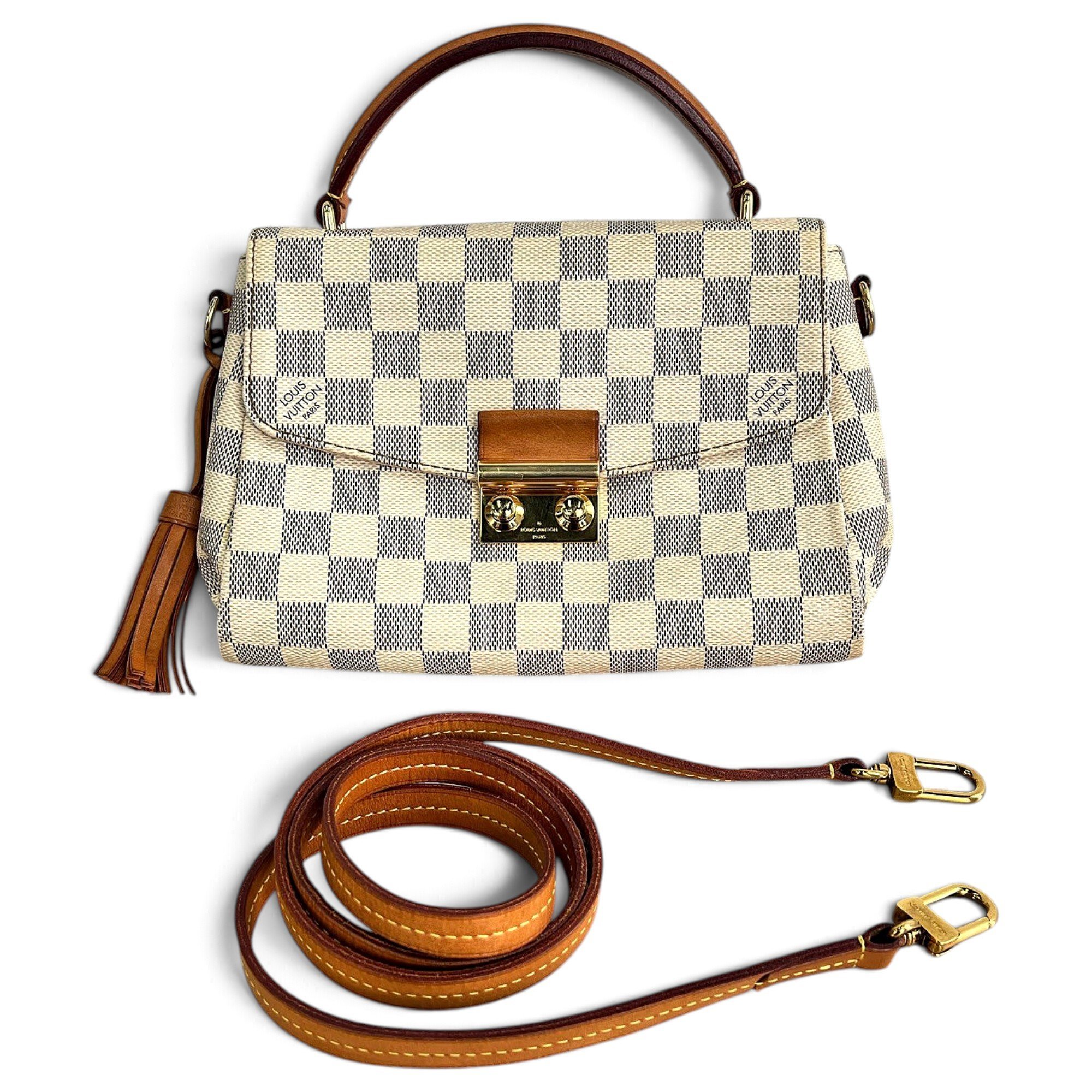 Croisette leather handbag