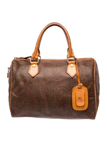 Leather Top Handle Bag