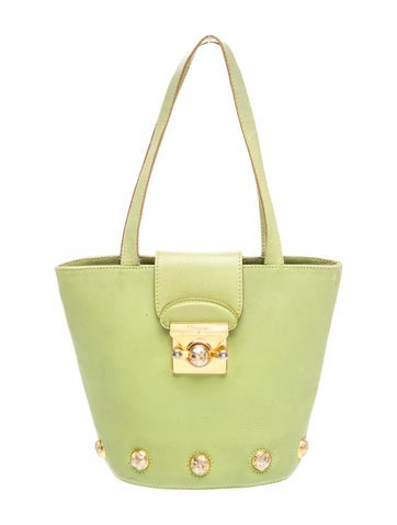 Leather Top Handle Bag