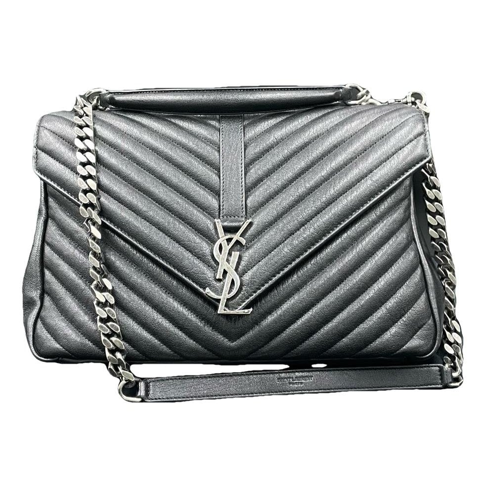 Collége monogramme leather handbag