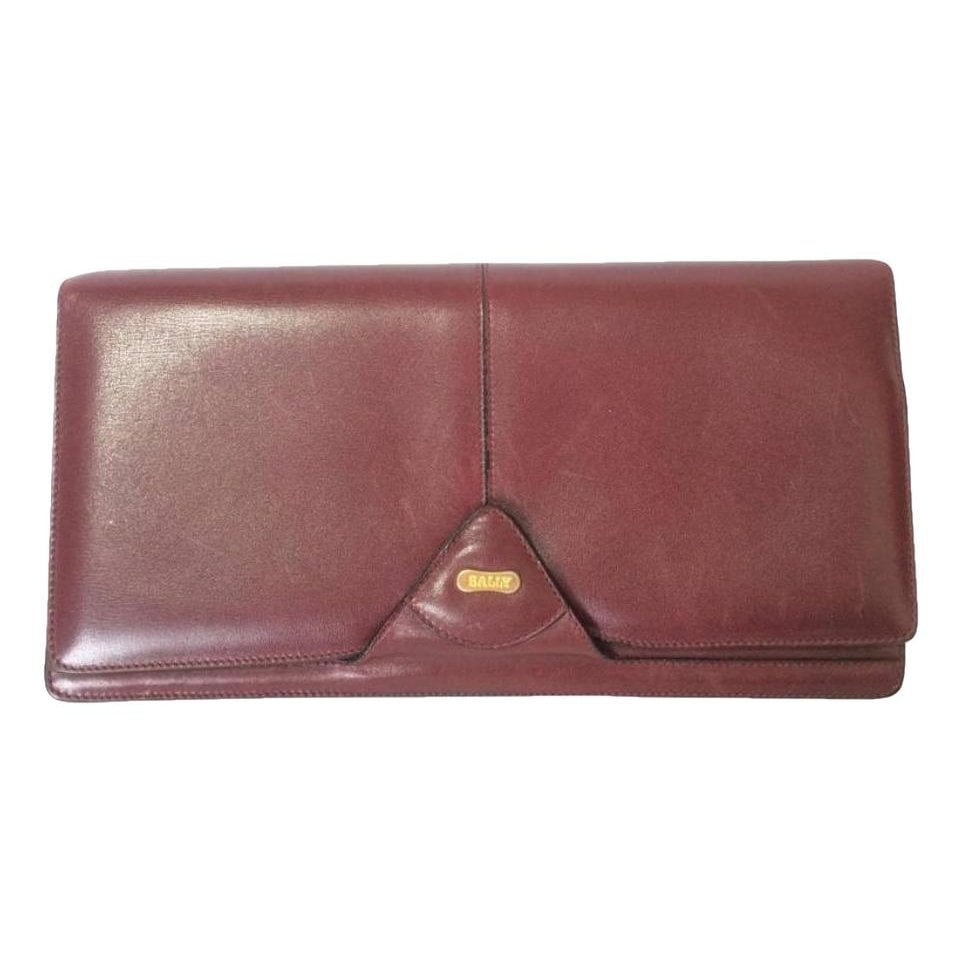 Bally Leather clutch bag