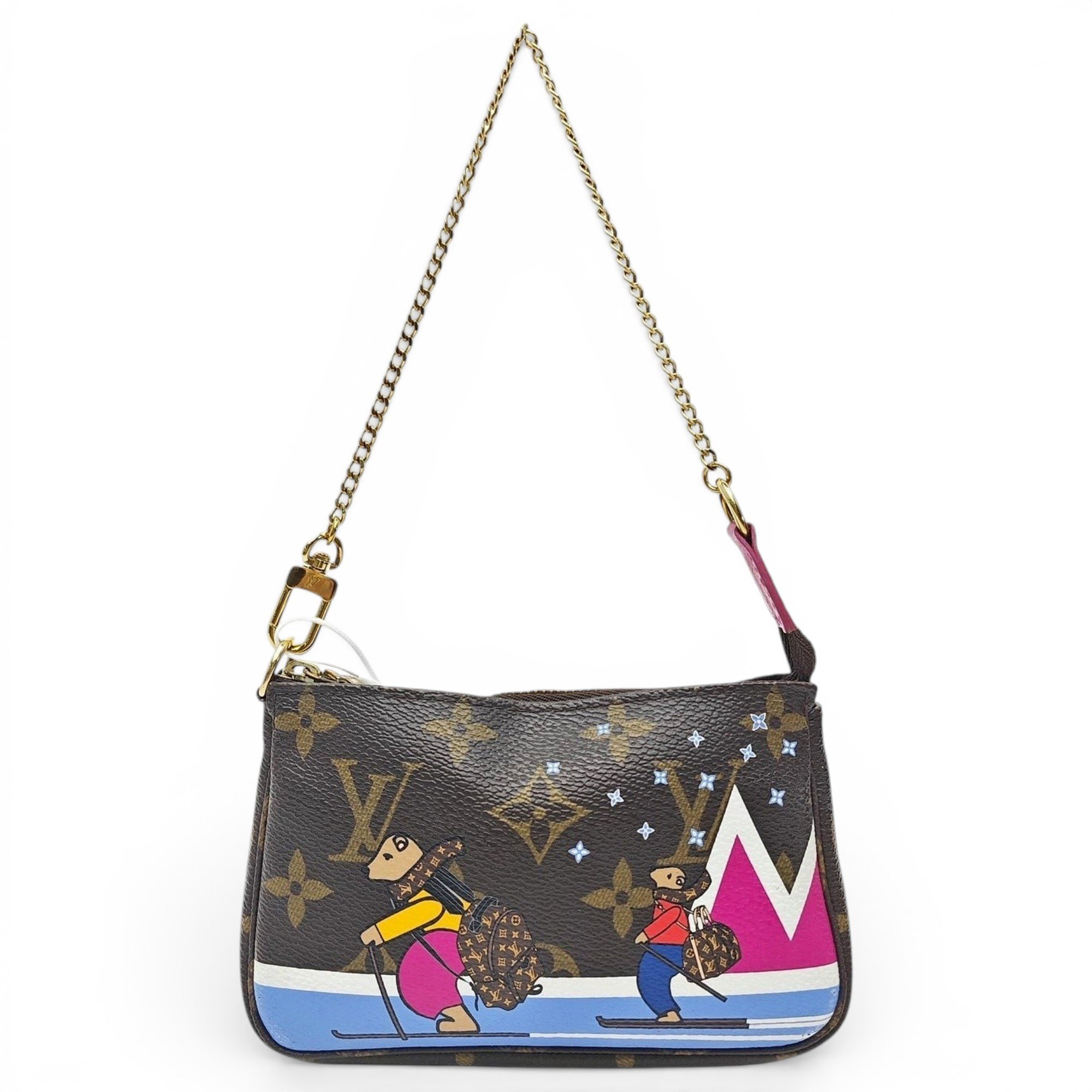 Maxi Multi Pochette Accessoires leather handbag