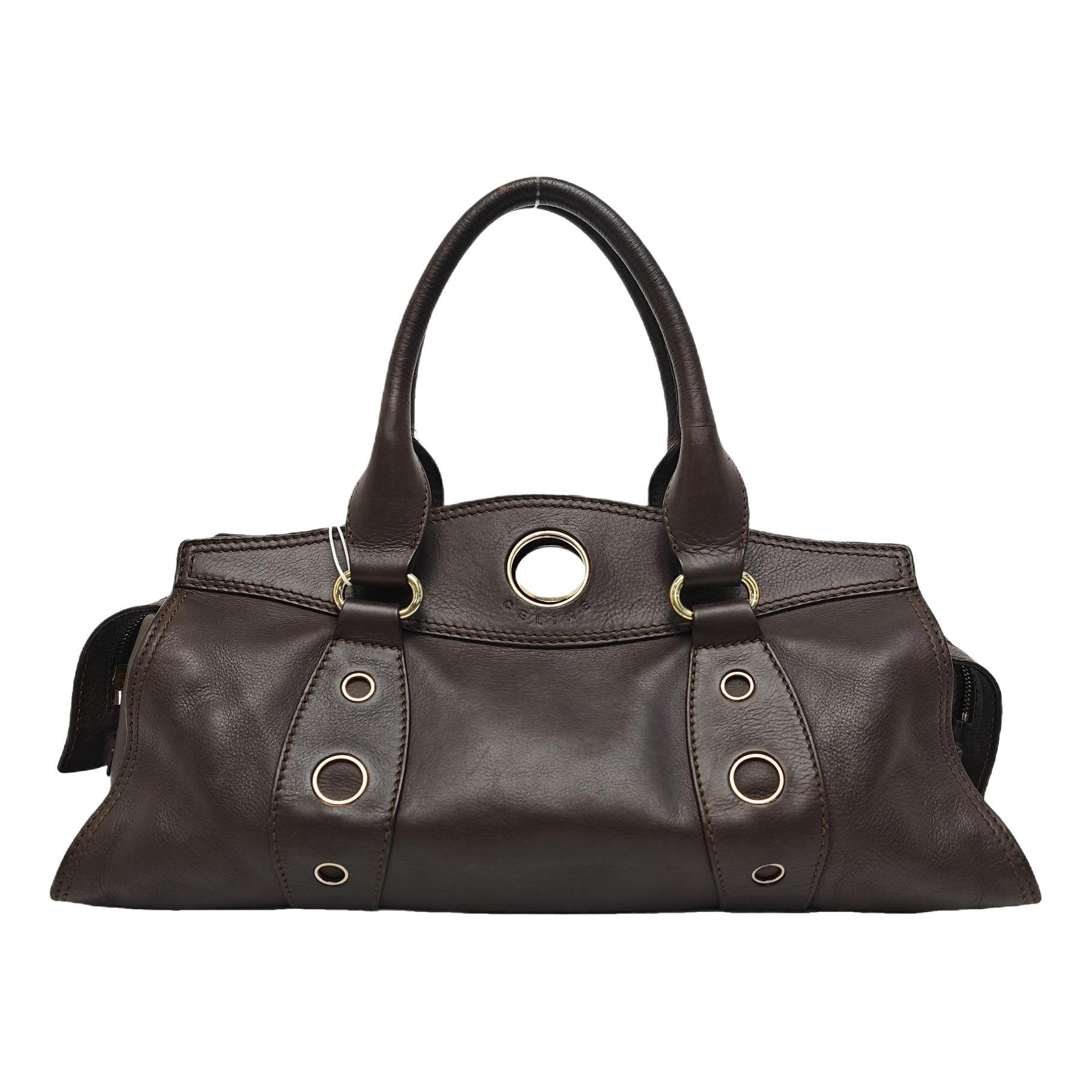 Leather handbag