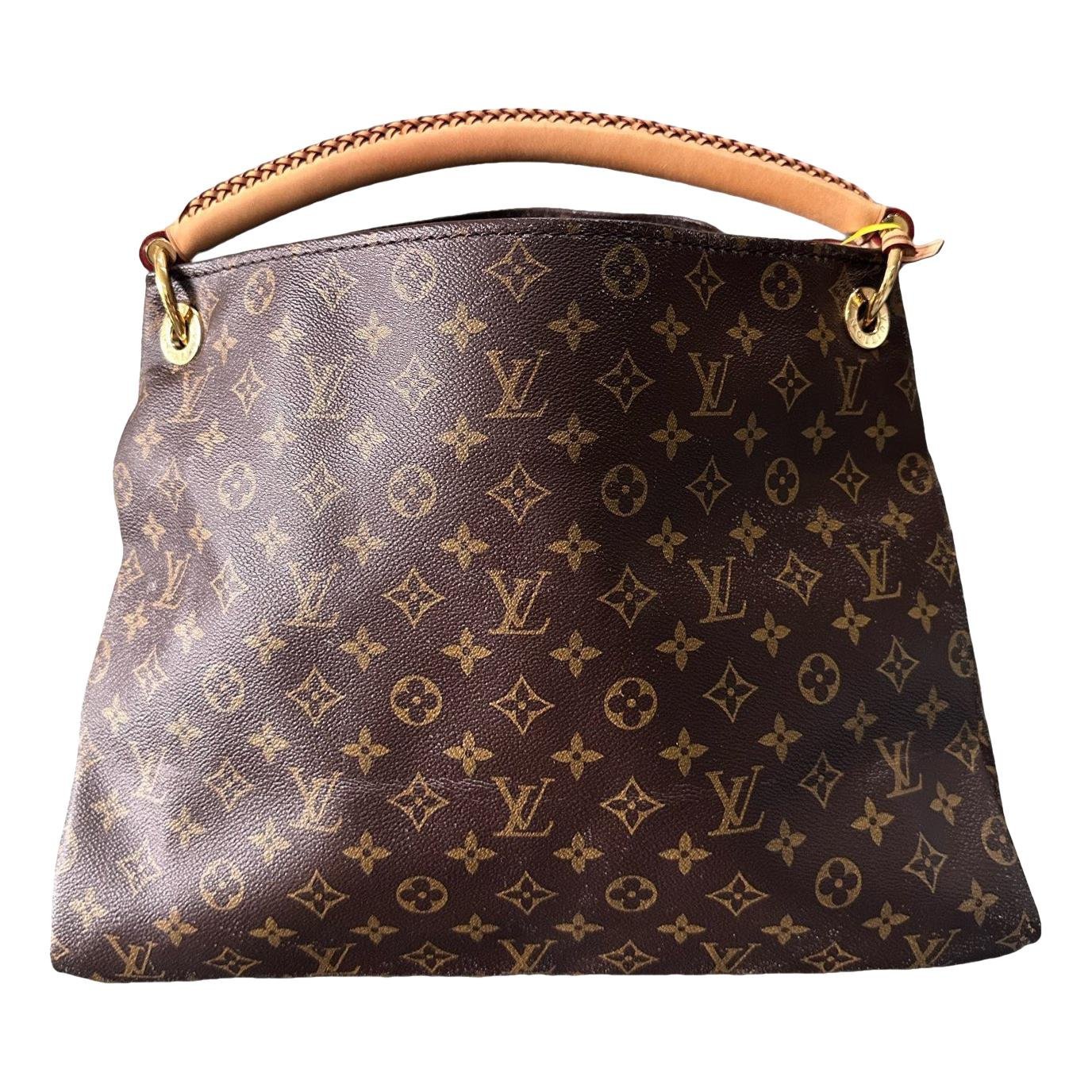 Artsy leather handbag