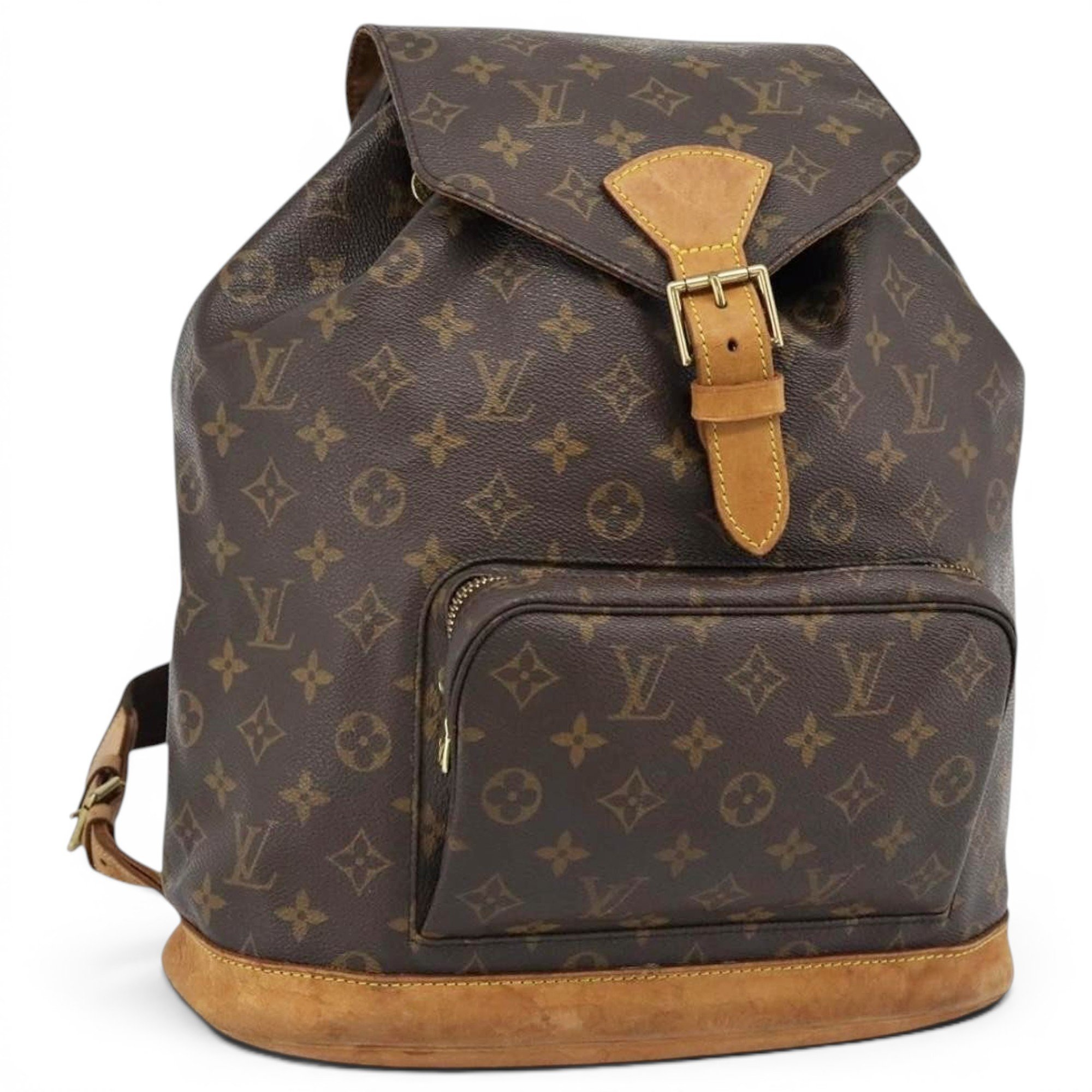 Montsouris leather backpack