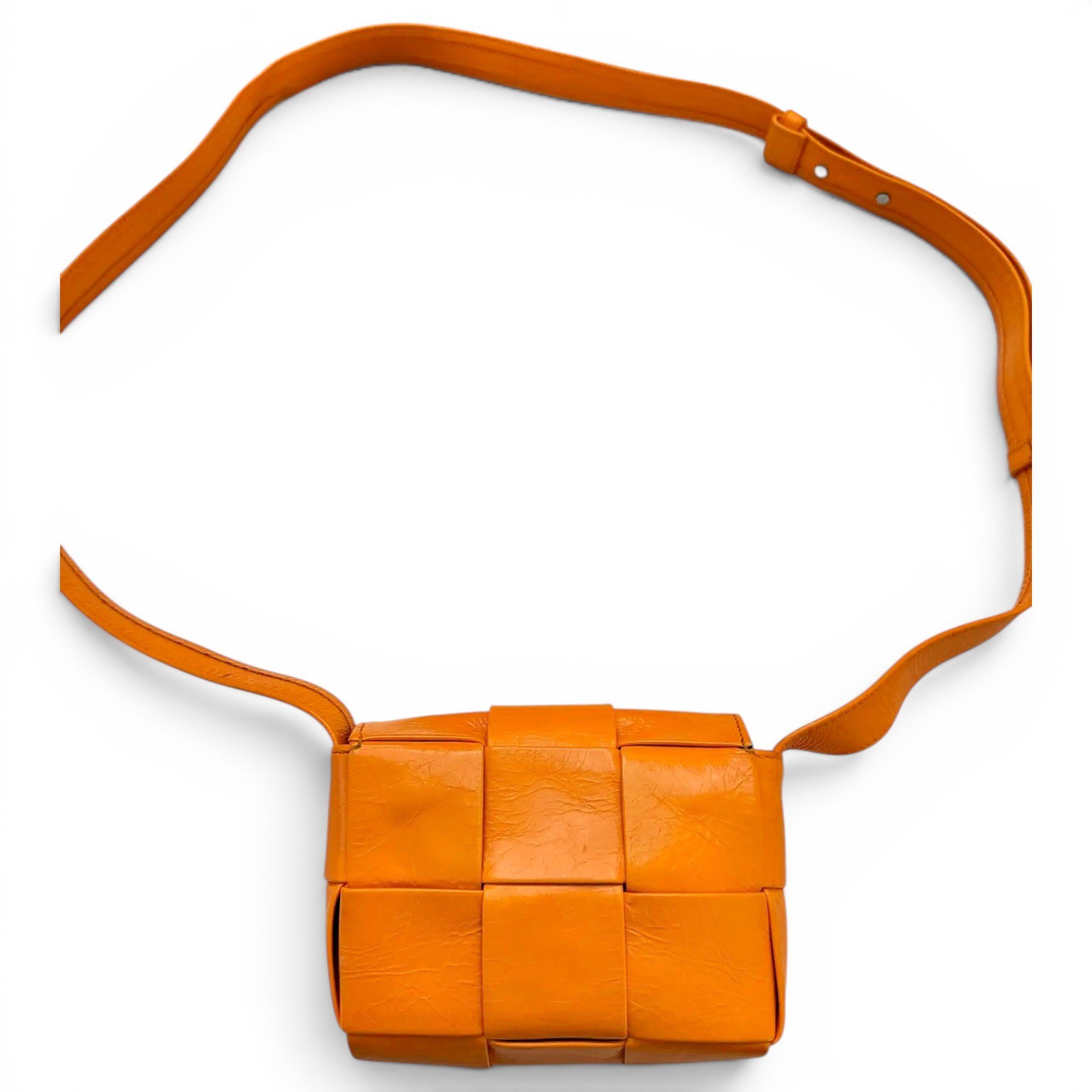 Cassette leather crossbody bag